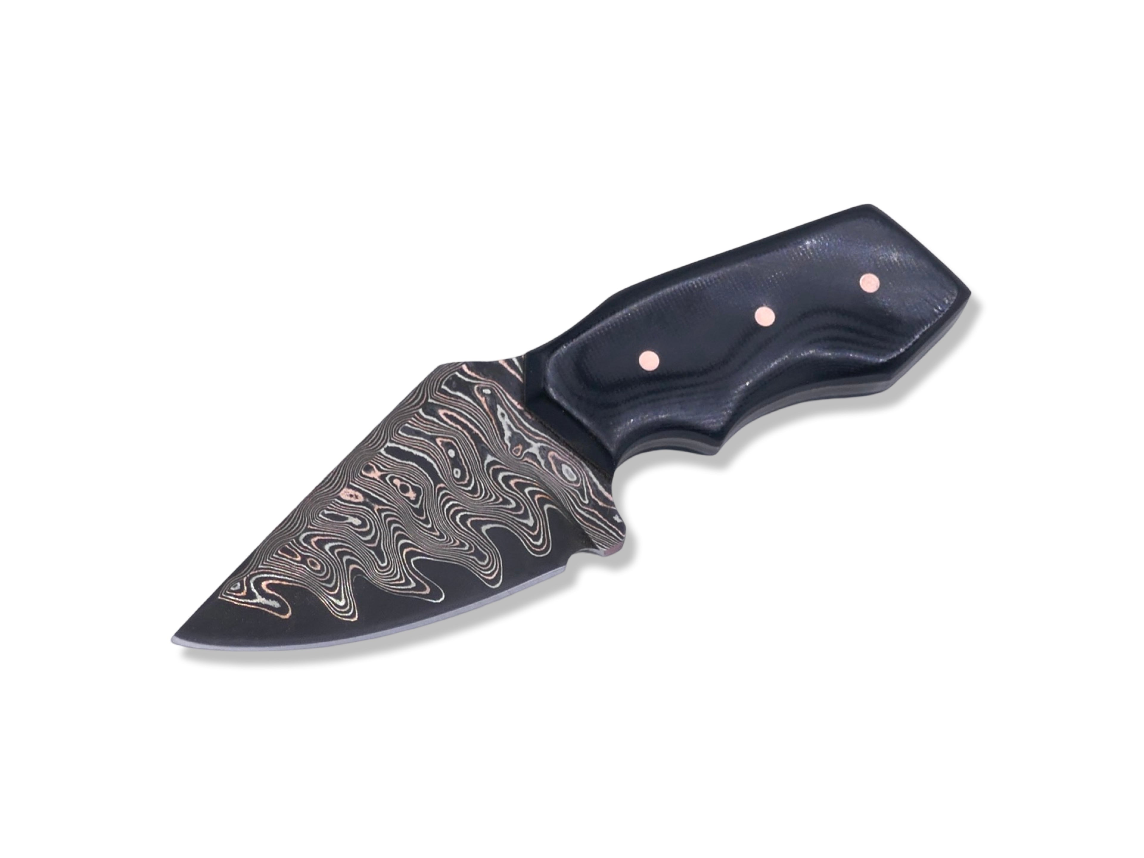 Utility Knife - Baker Forge Elite Coppermai / Black G-10 Handle / Copper Pins