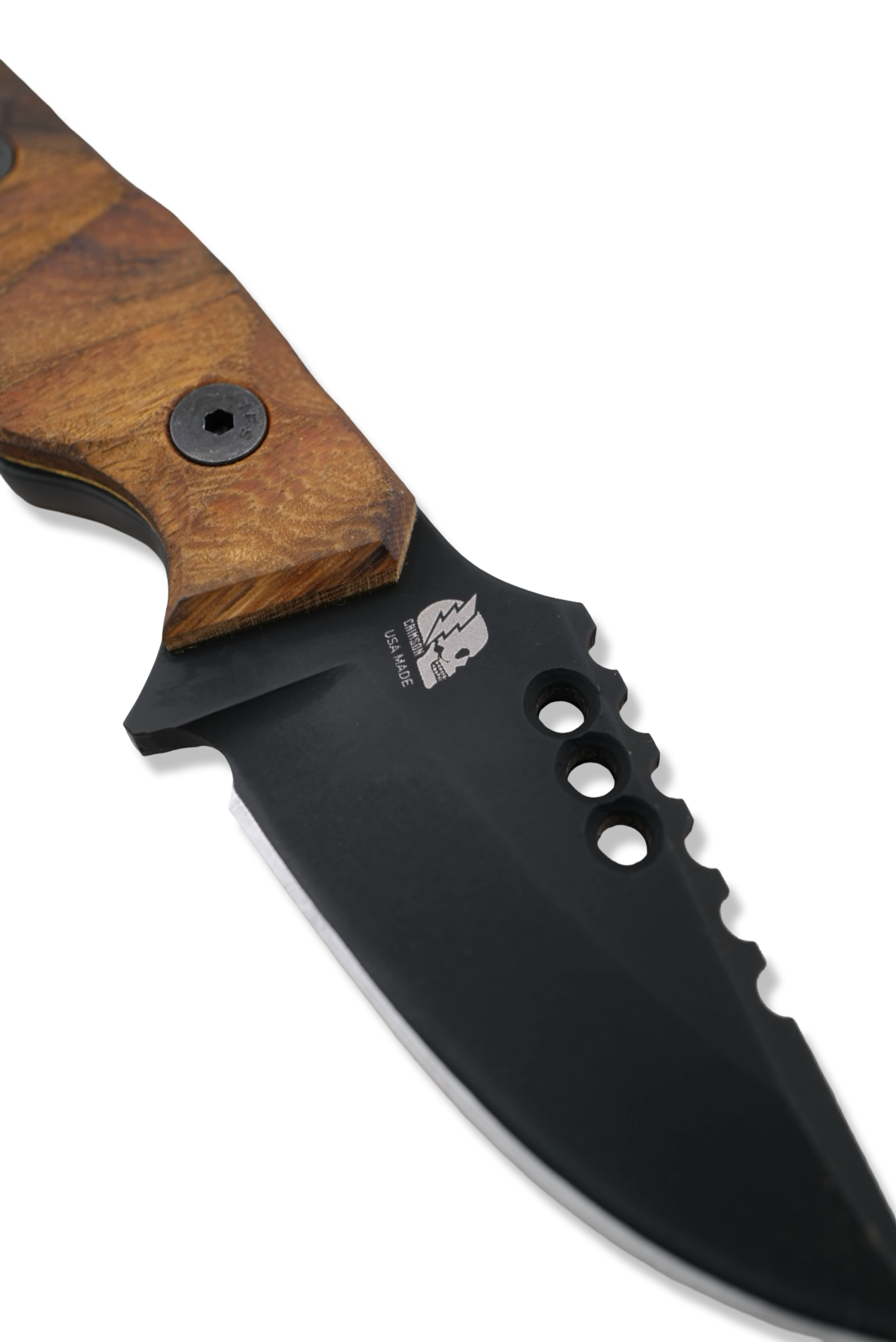 RPM Iron Wolf Custom 1/1 - Black Cerakote / Goncalo Alves w/ Brass Liner / Leather Sheath Included