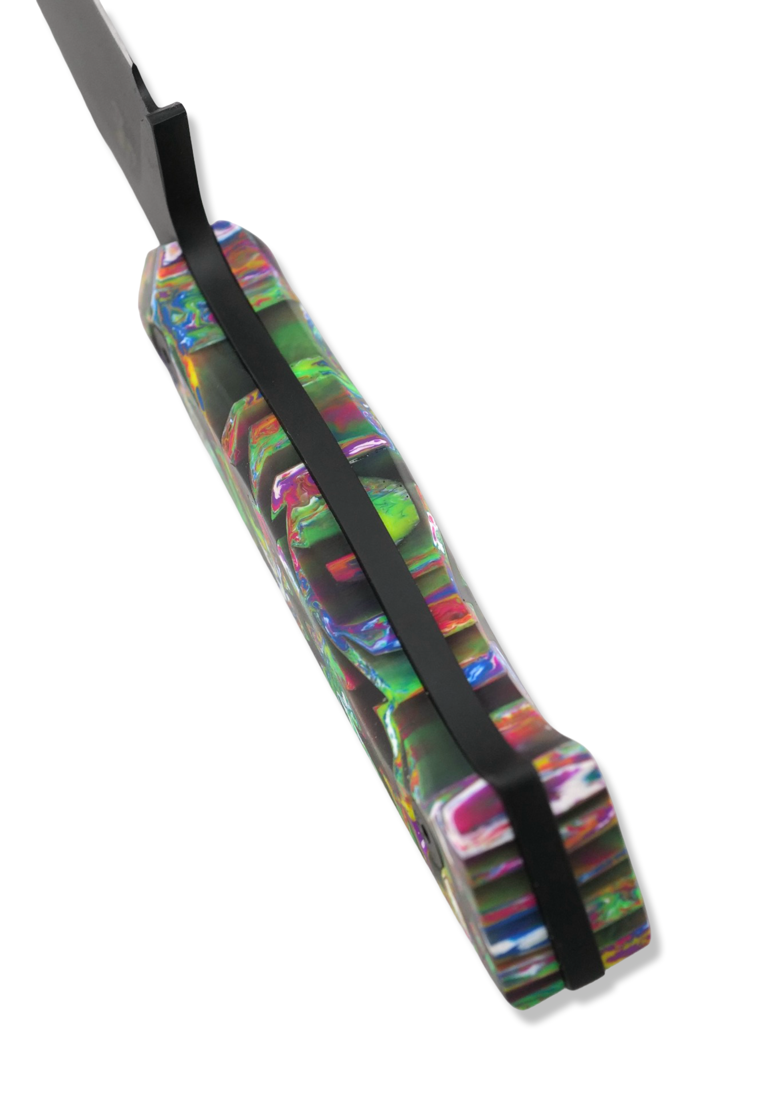 Reaper - Black Cerakote / Bolt on Lightning Resin handle