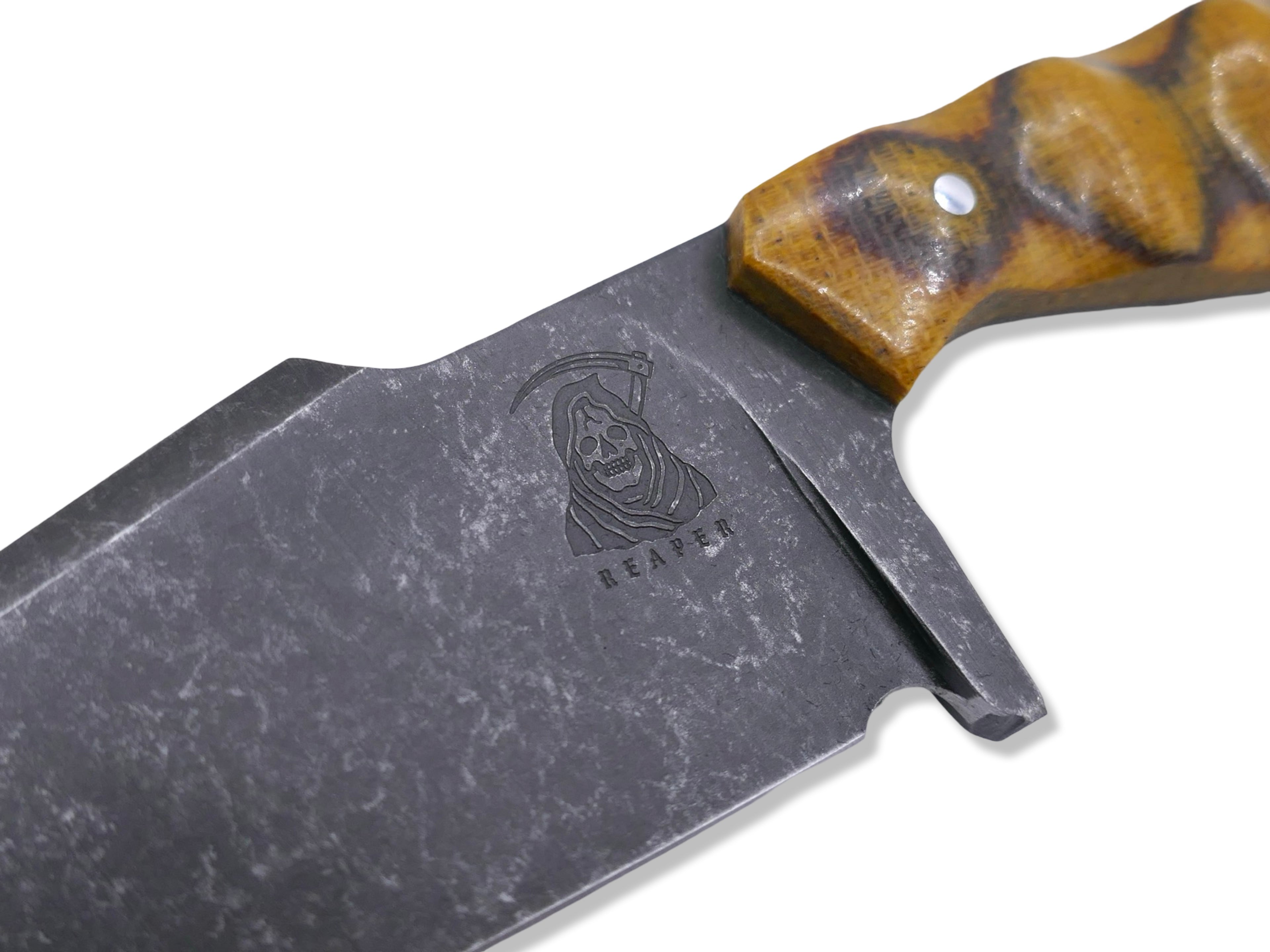 Reaper - Dark Stonewash / Micarta Handle