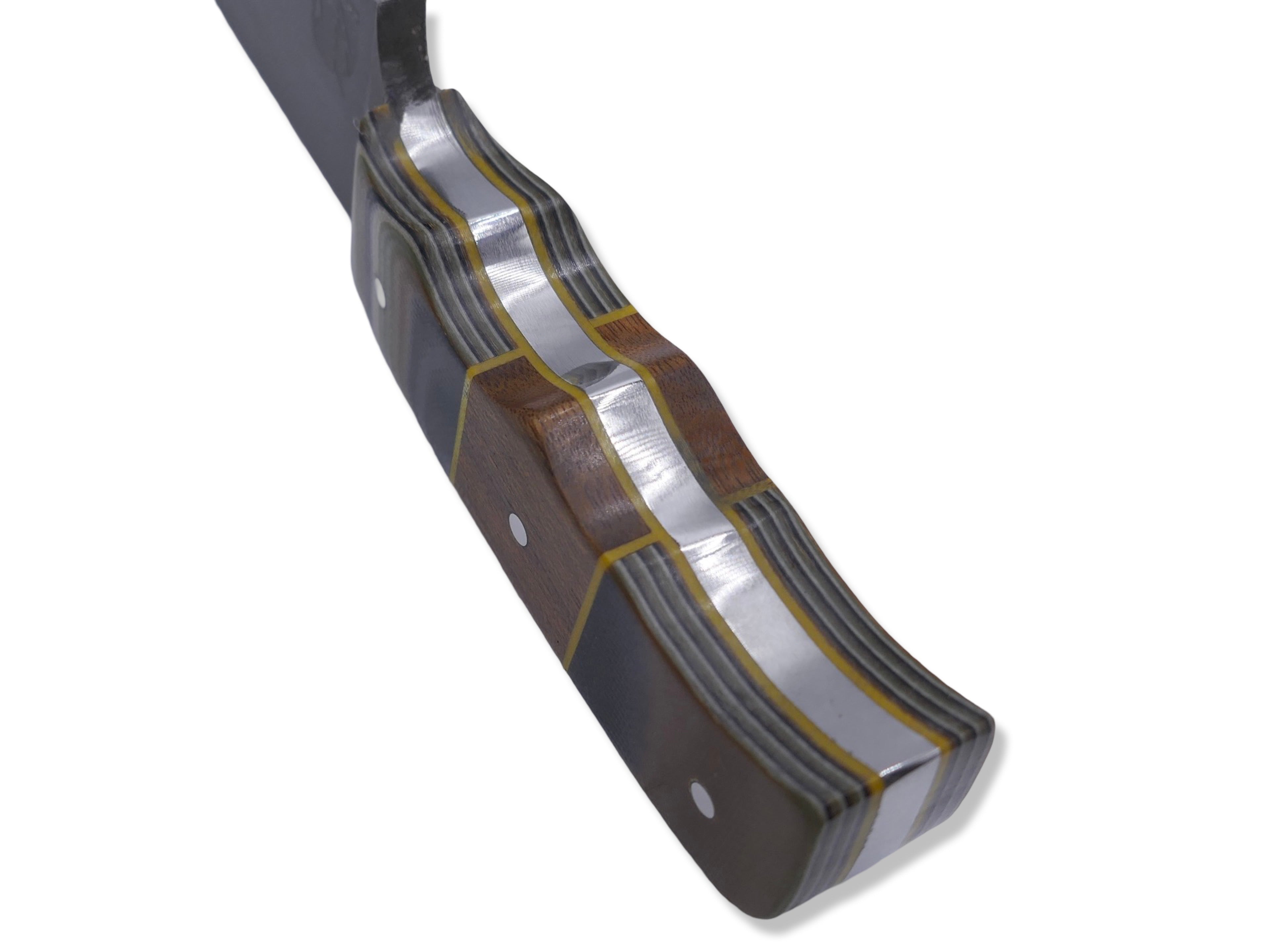 MINI SLAYER - G-10 / Iron Wood Inlay / Yellow G-10 Liner