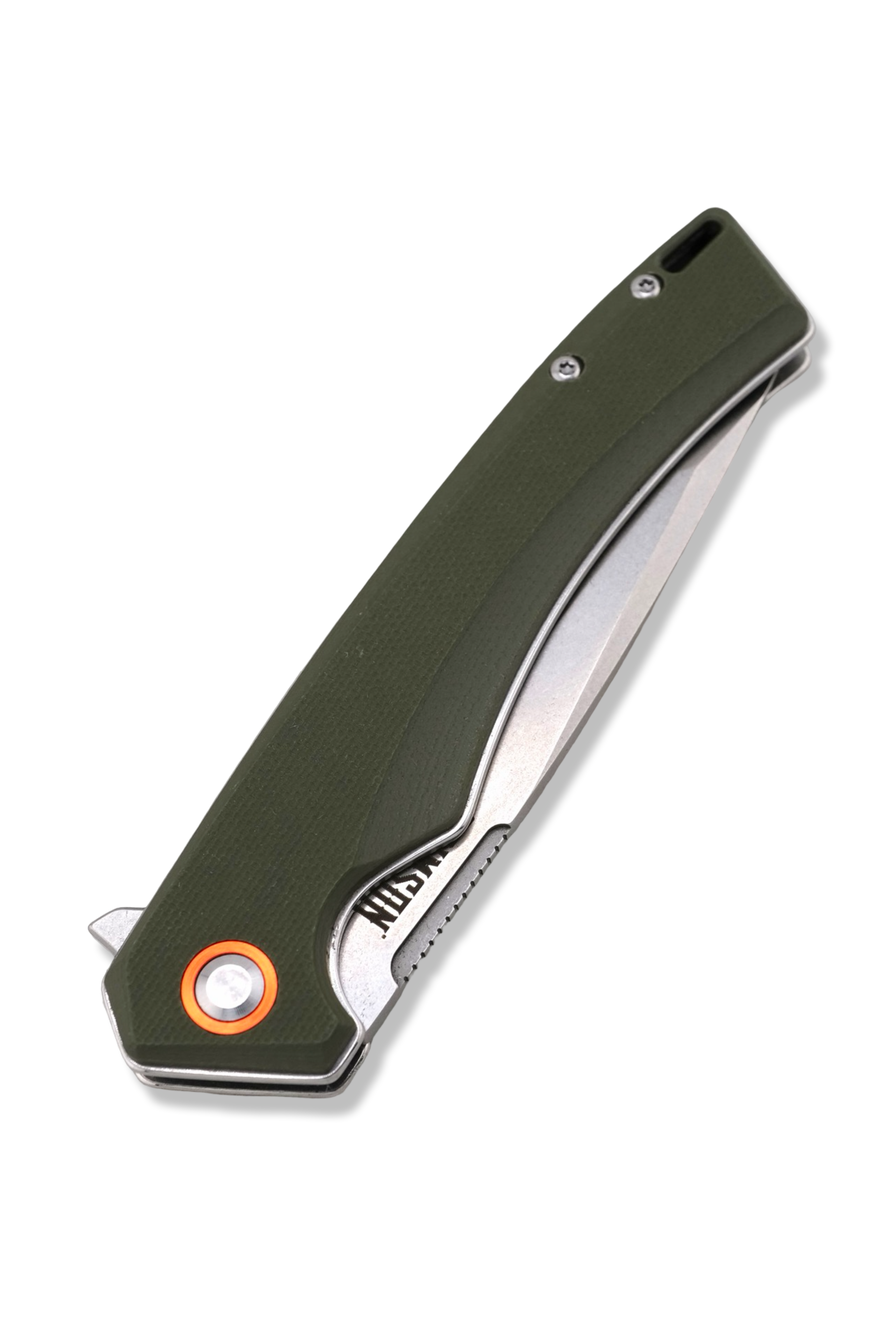 DB5 Tanto Folder - OD Green G-10 Handle / Stonewash