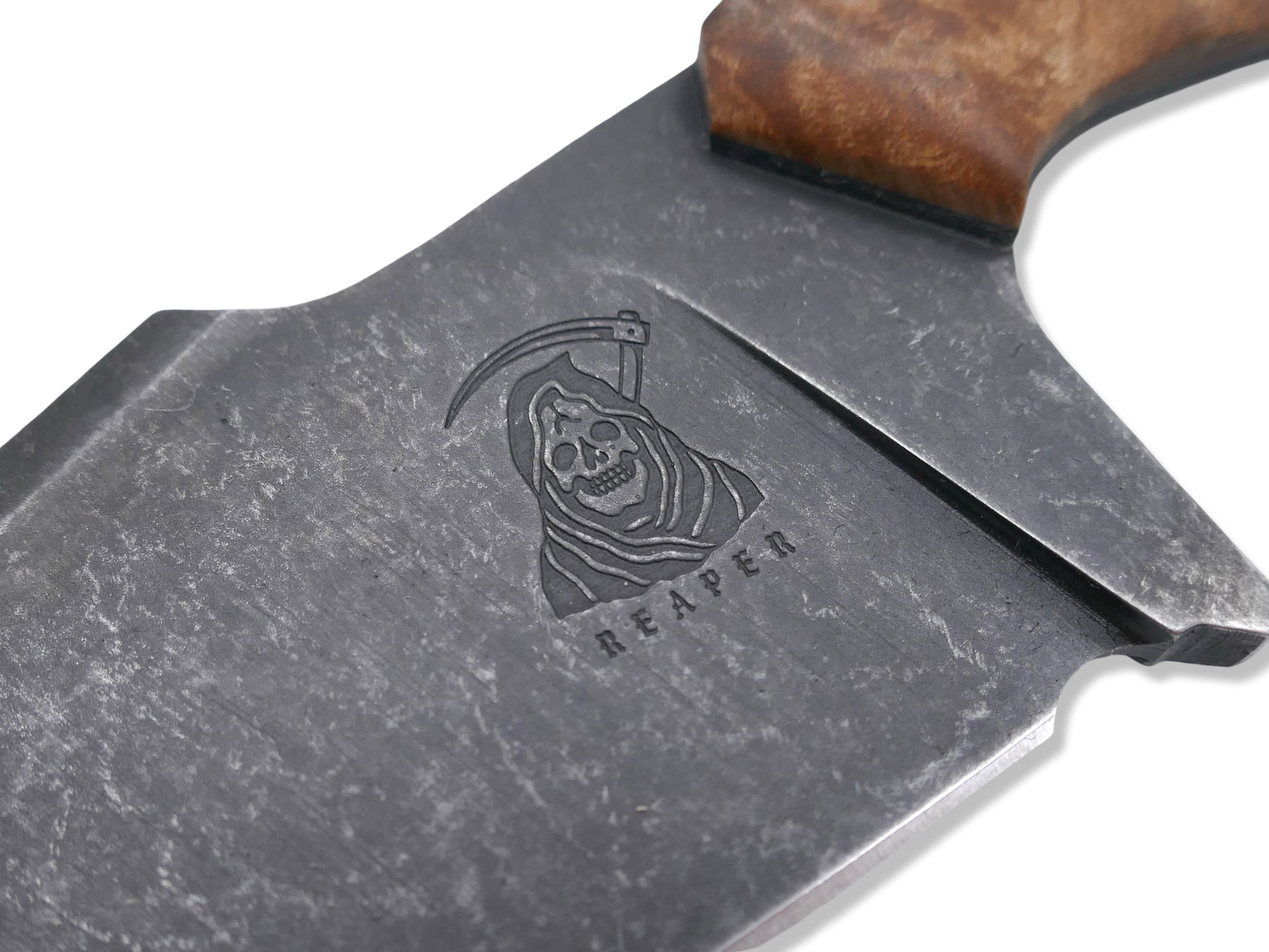 Reaper - Dark Stonewash / Maple Burl Handle