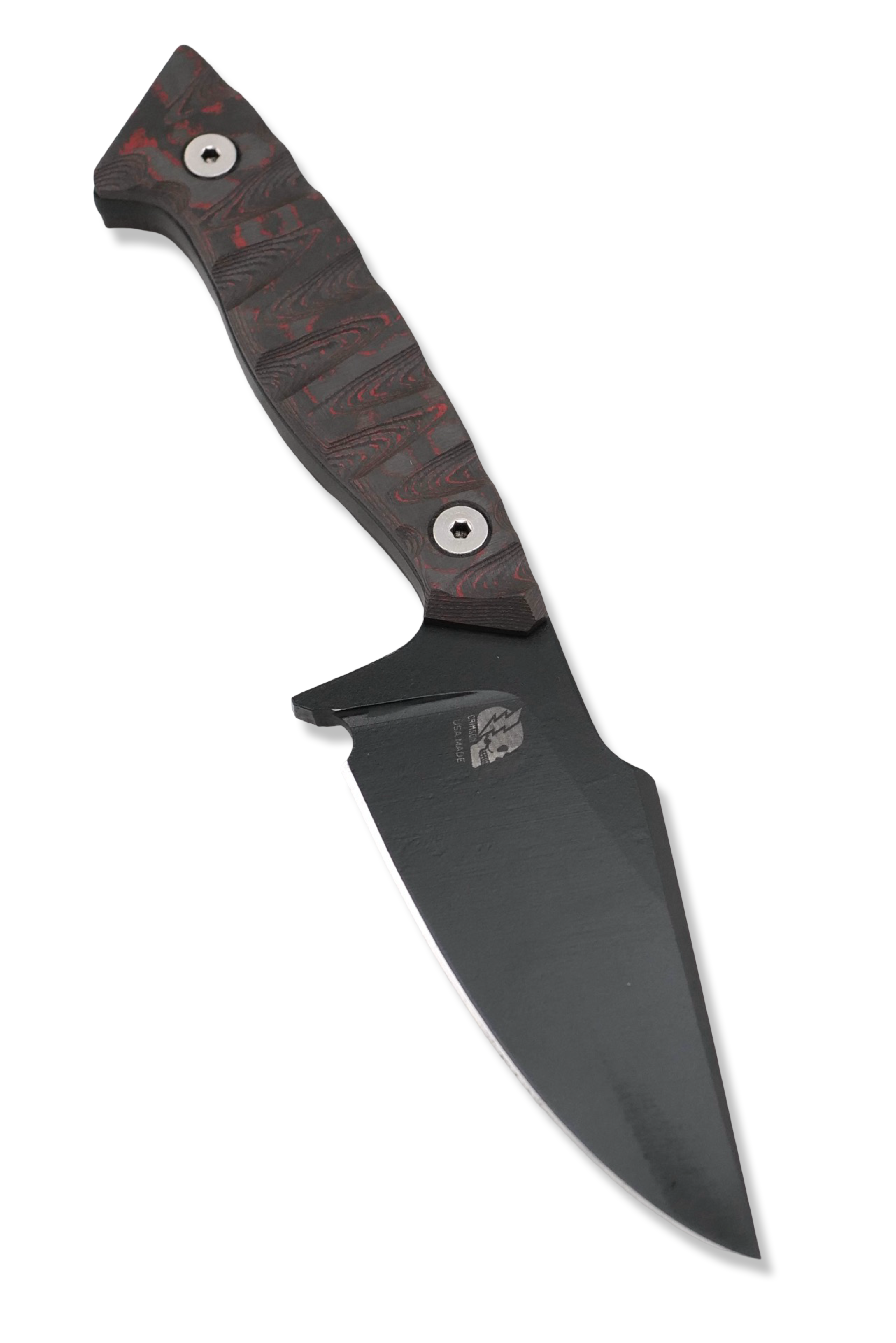 Reaper - Black Cerakote / Bolt on Black + Red Camo Carbon Handle