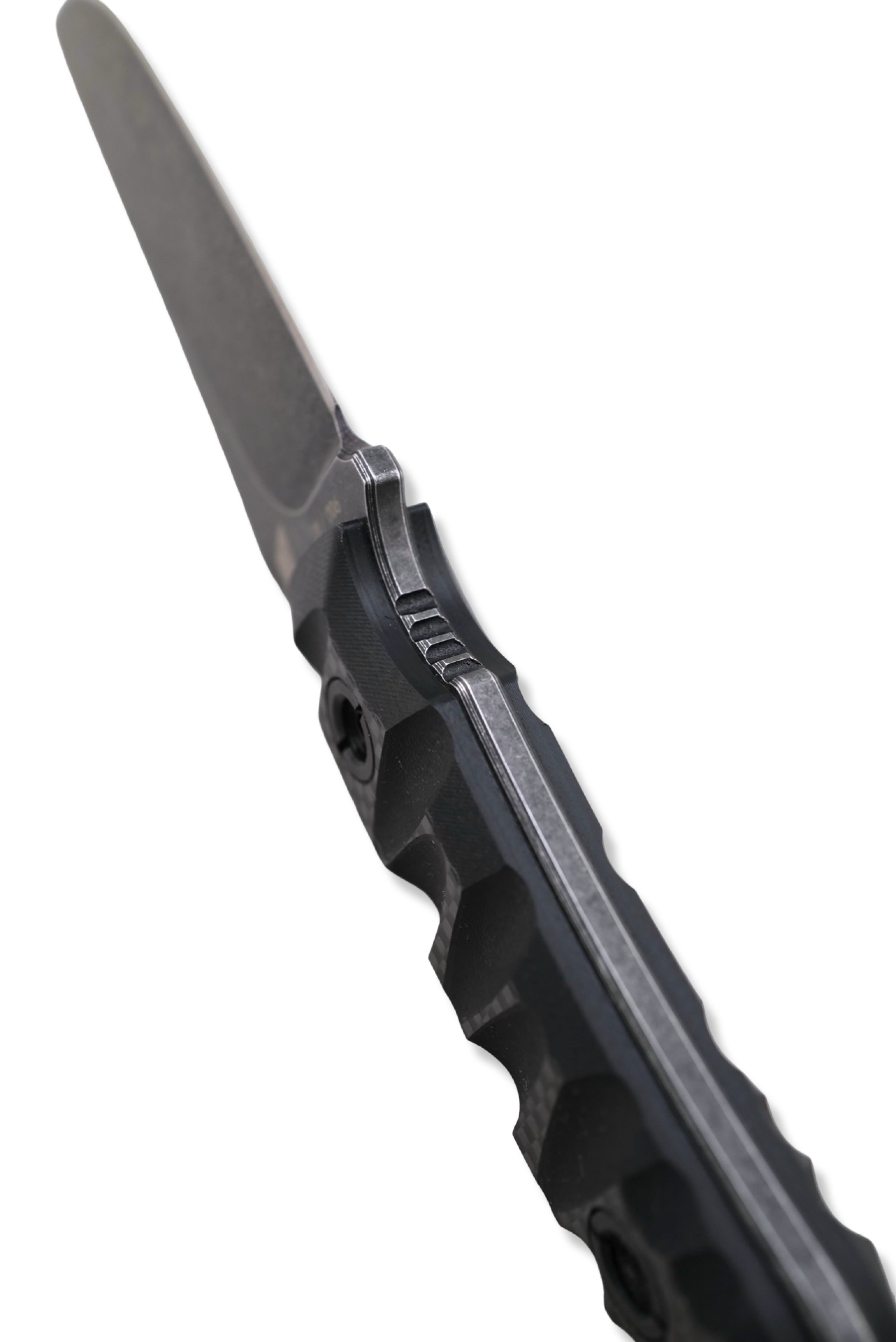 Viper II - Dark Stonewash / Textured Carbon Fiber Handle / Kydex Sheath Included