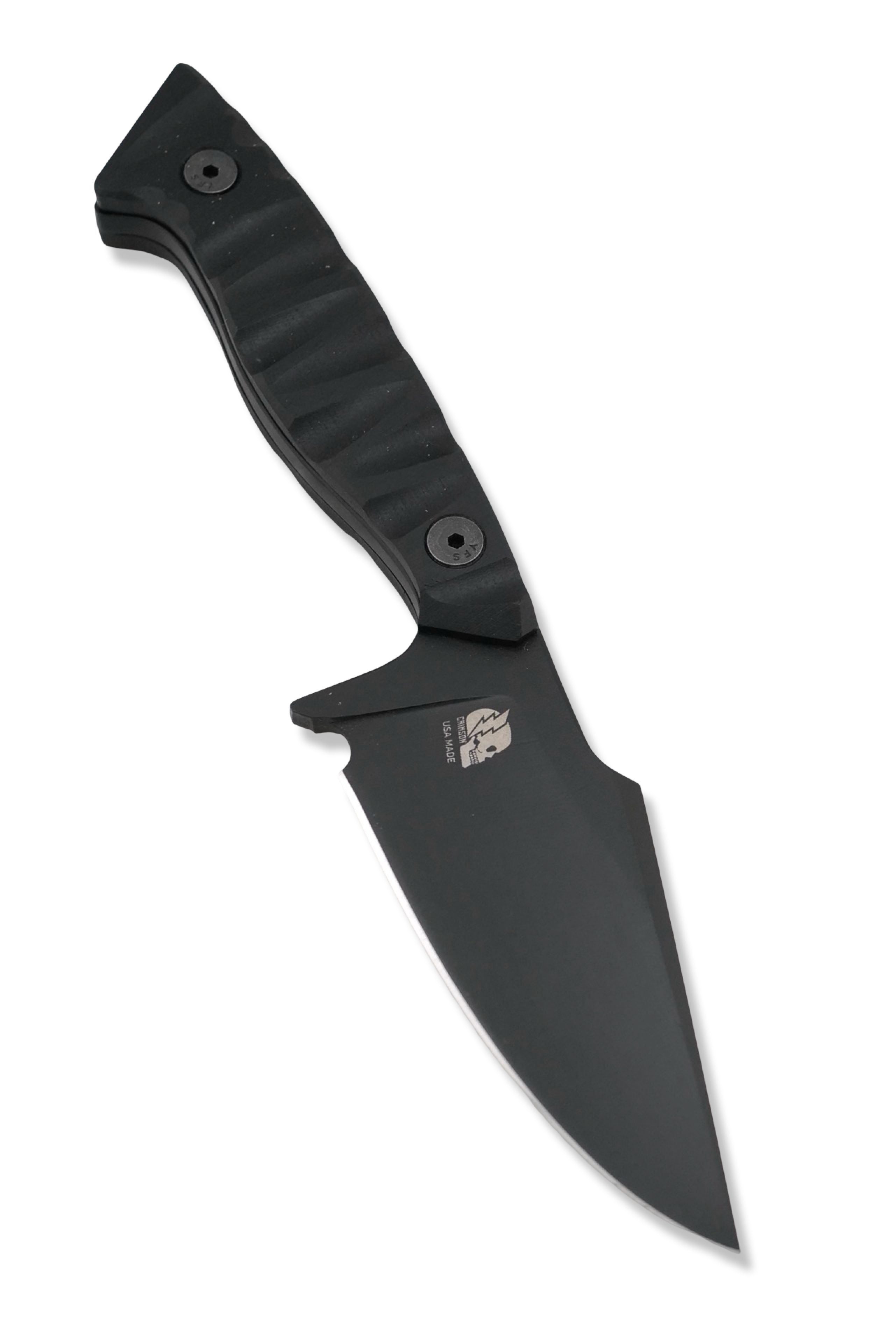 Reaper - Black Cerakote / Bolt on Black G-10 Handle