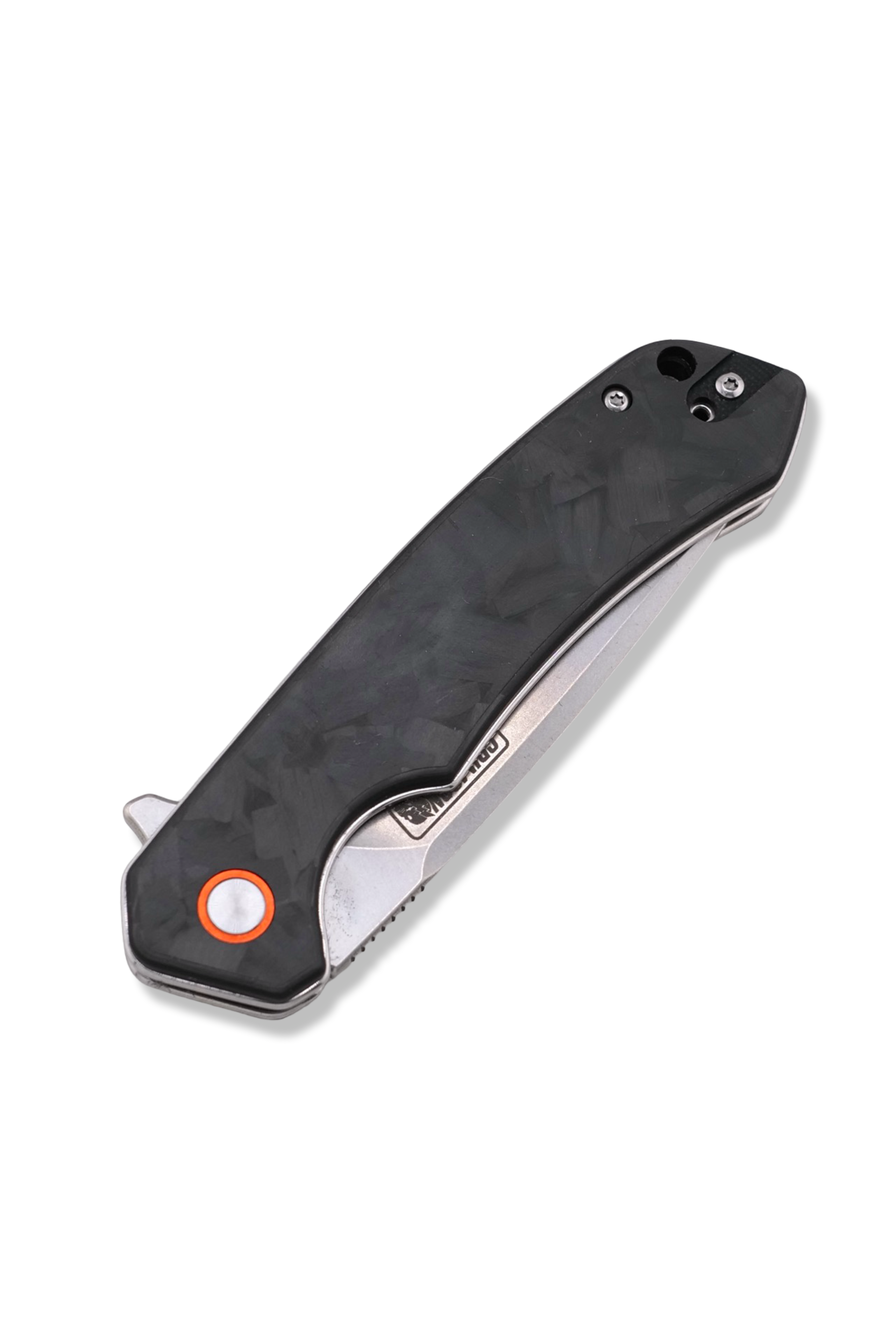 Copperhead Folder - Black Carbon Fiber Handle / Stonewash