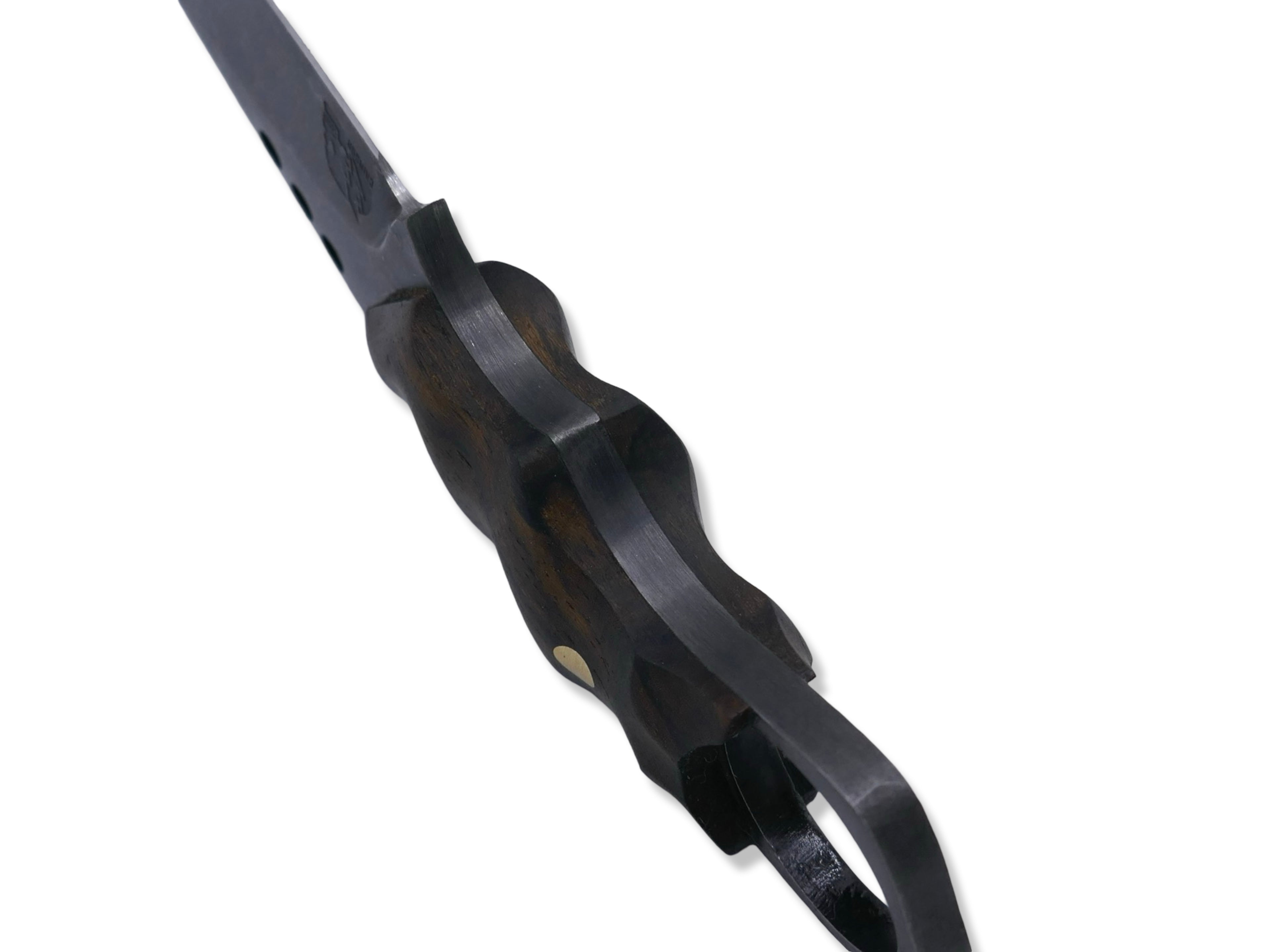 IRON WOLF - Dark Stonewash / Ziricote Handle / Brass Pins
