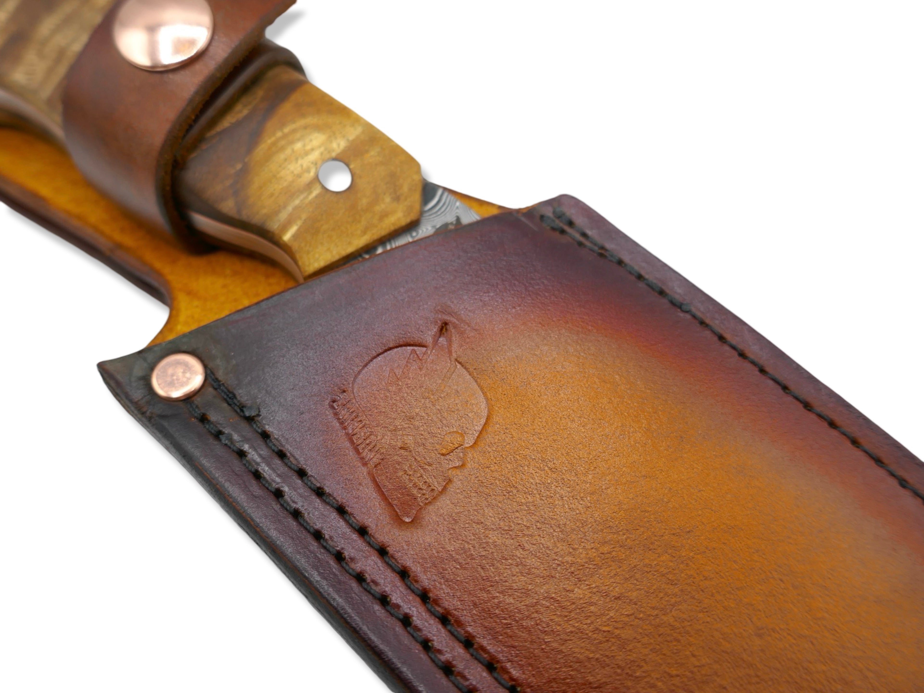 Bush Whacker x Vegas Forge Copper San Mai Bushcraft Knife