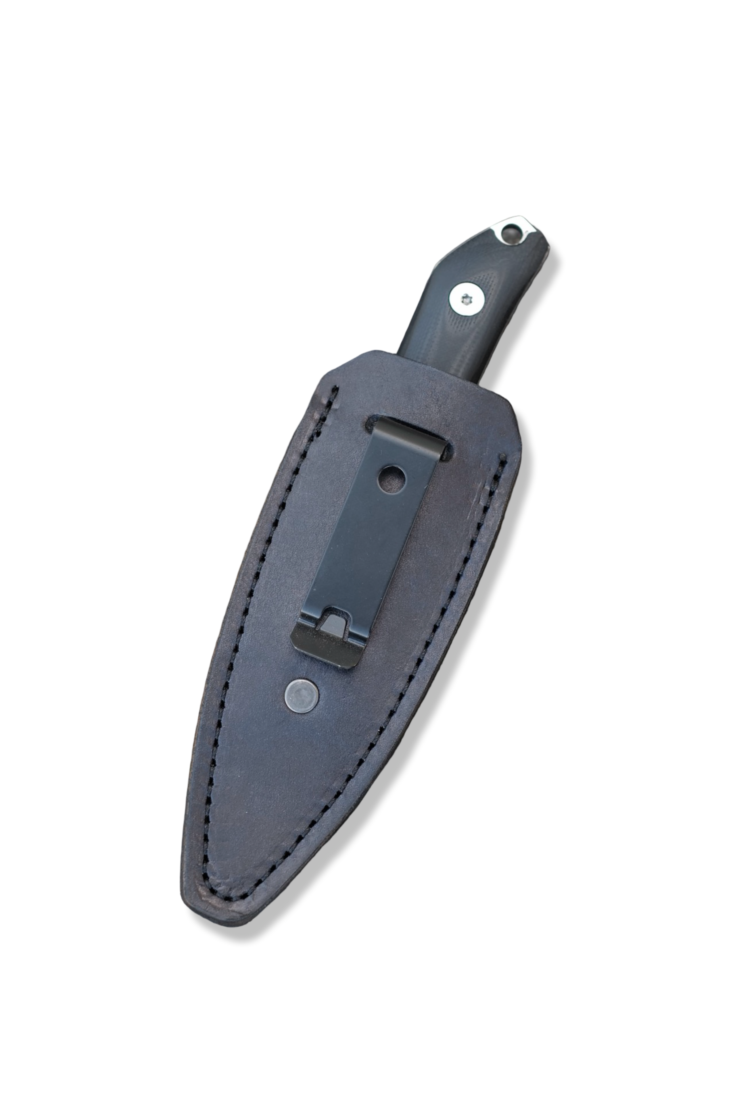 Knight Wolf CUSTOM - Mirror Polish / G-10 Handle / Leather Sheath Included