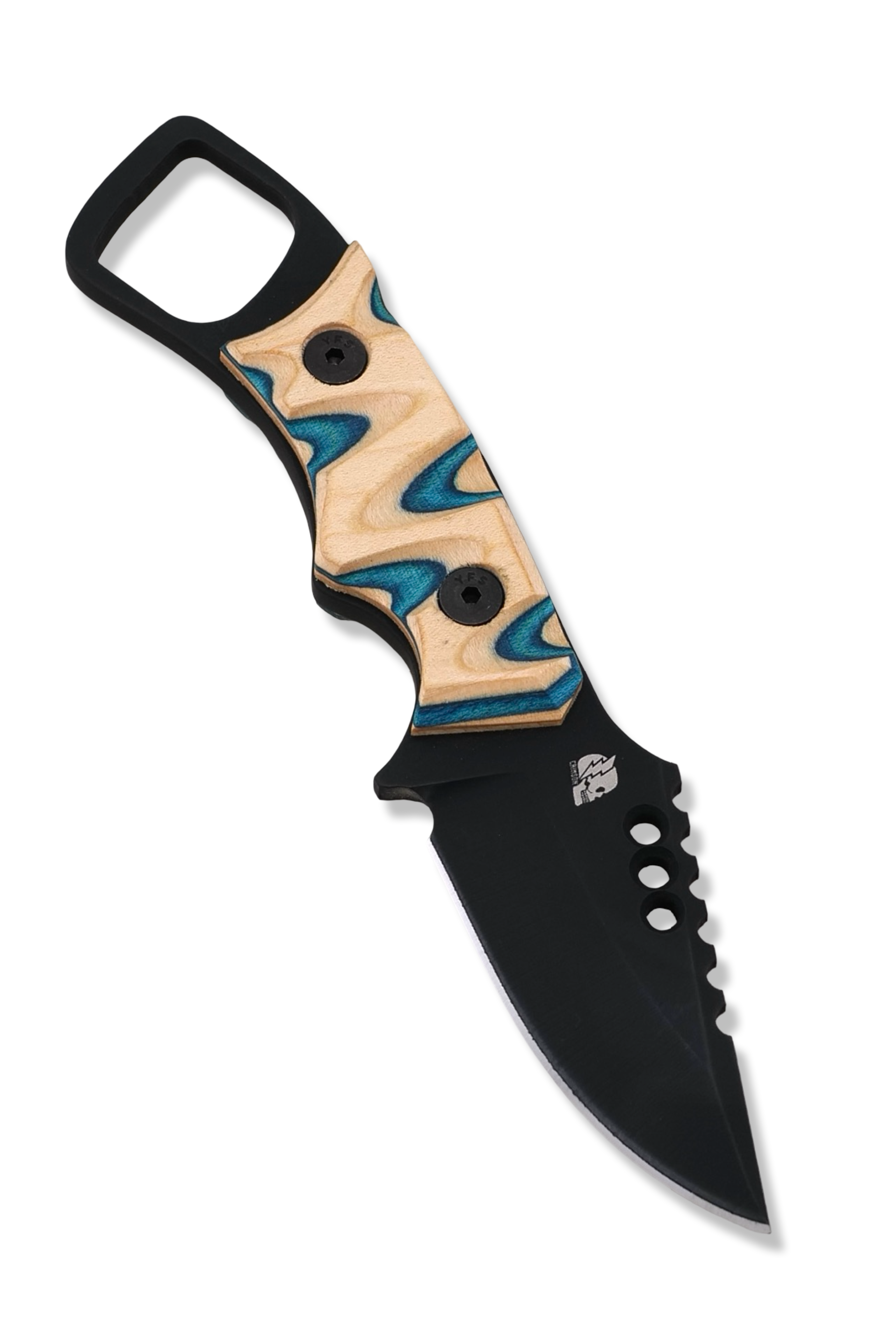 RPM Iron Wolf “ CHRIS COLE EDITION “ - Black Cerakote / Chris Cole Skateboard Handle / Limited to 10 Pieces / Leather Sheath Included