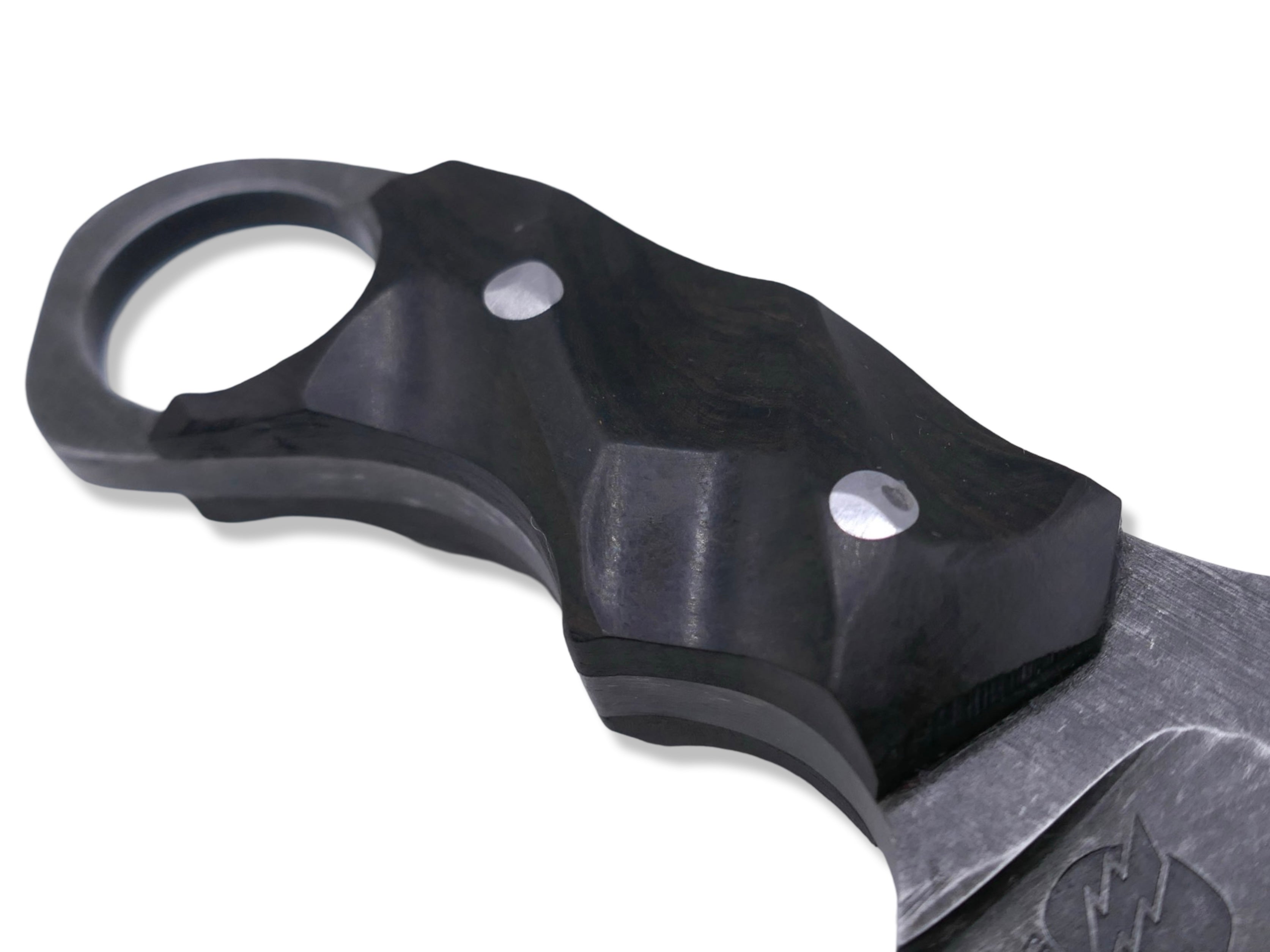 IRON WOLF - Dark Stonewash / Ebony Handle