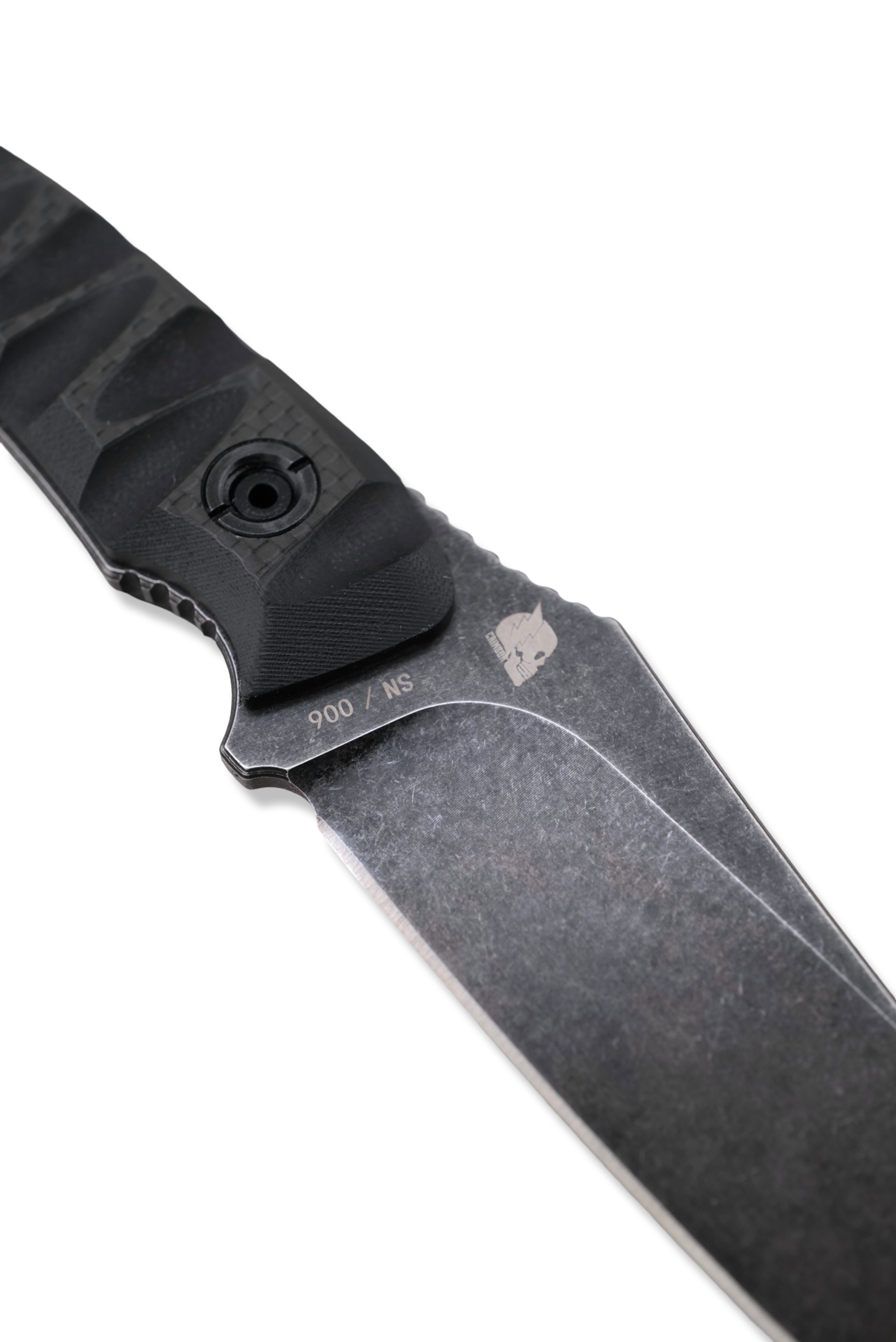 Viper II - Dark Stonewash / Textured Carbon Fiber Handle / Kydex Sheath Included