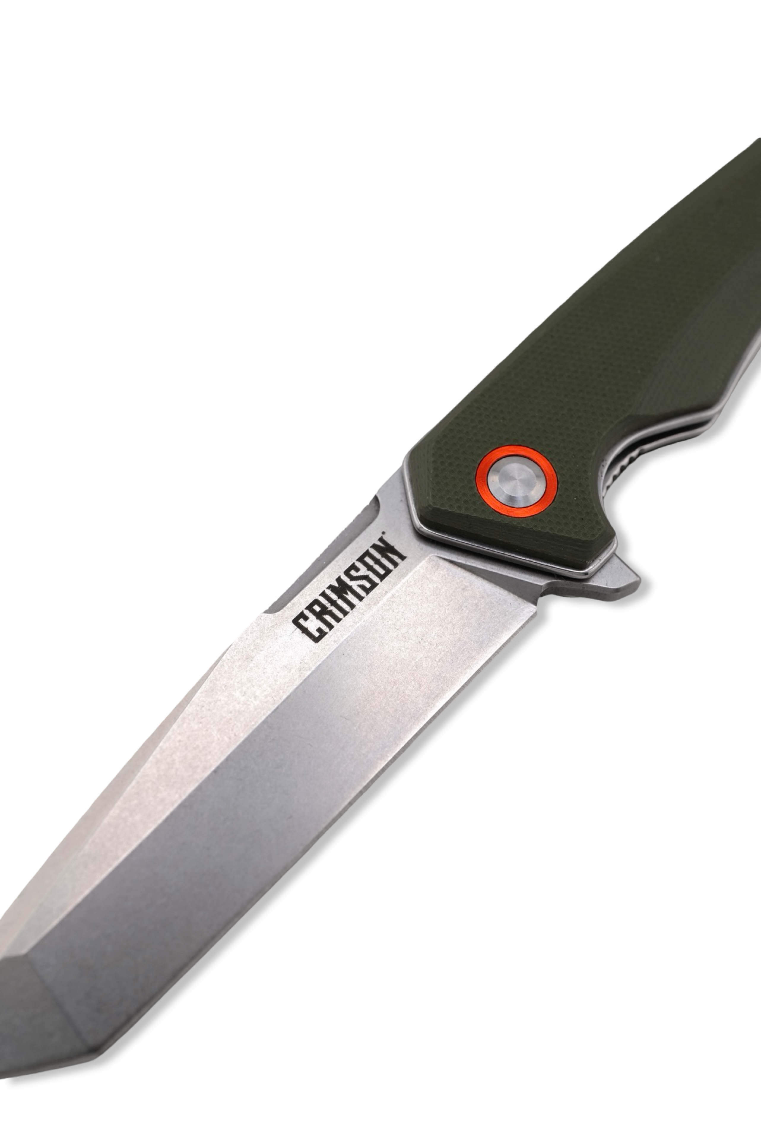 DB5 Tanto Folder - OD Green G-10 Handle / Stonewash
