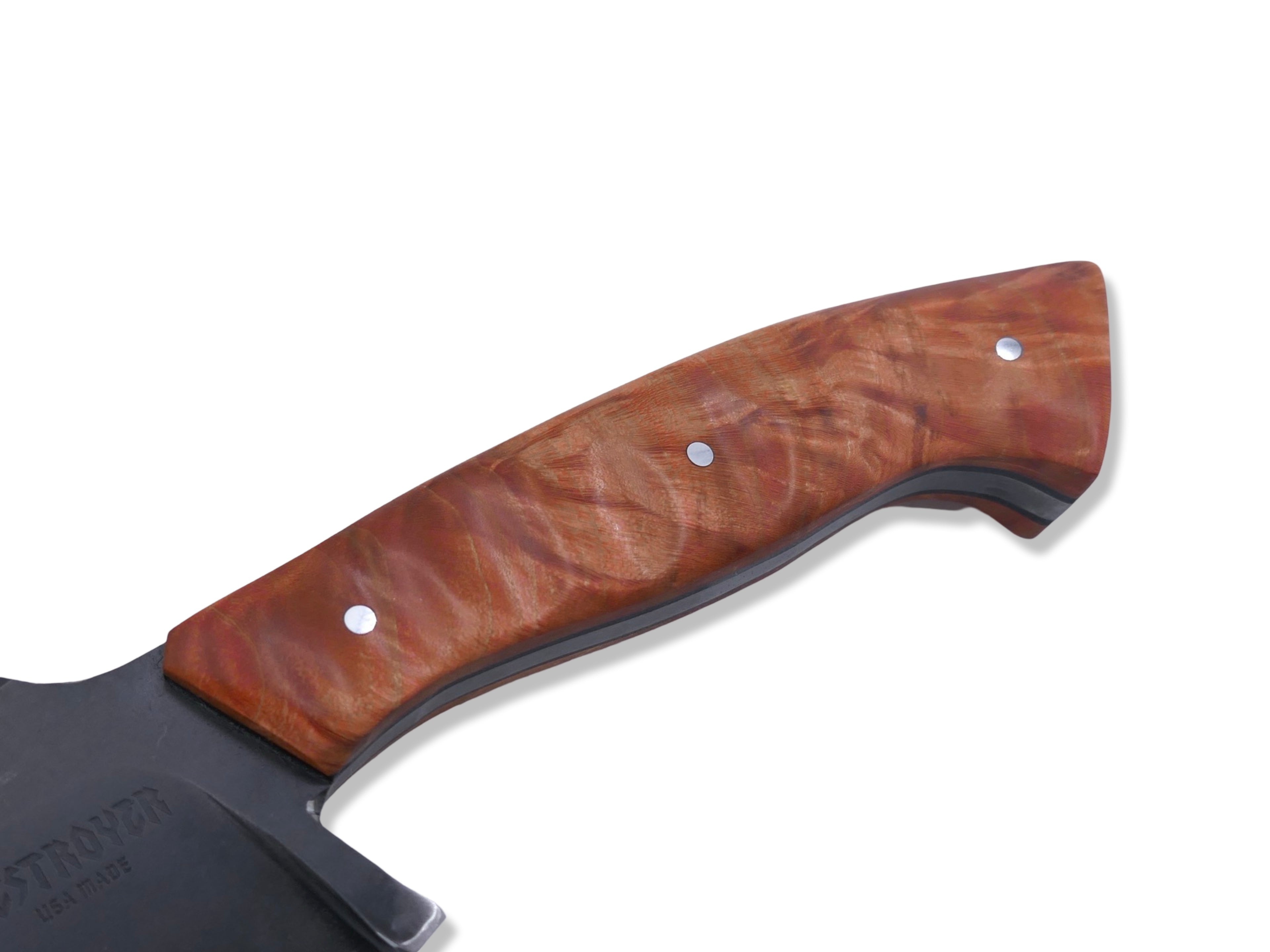 Destroyer - Tungsten Finish / Raffir Poplar Burl Handle