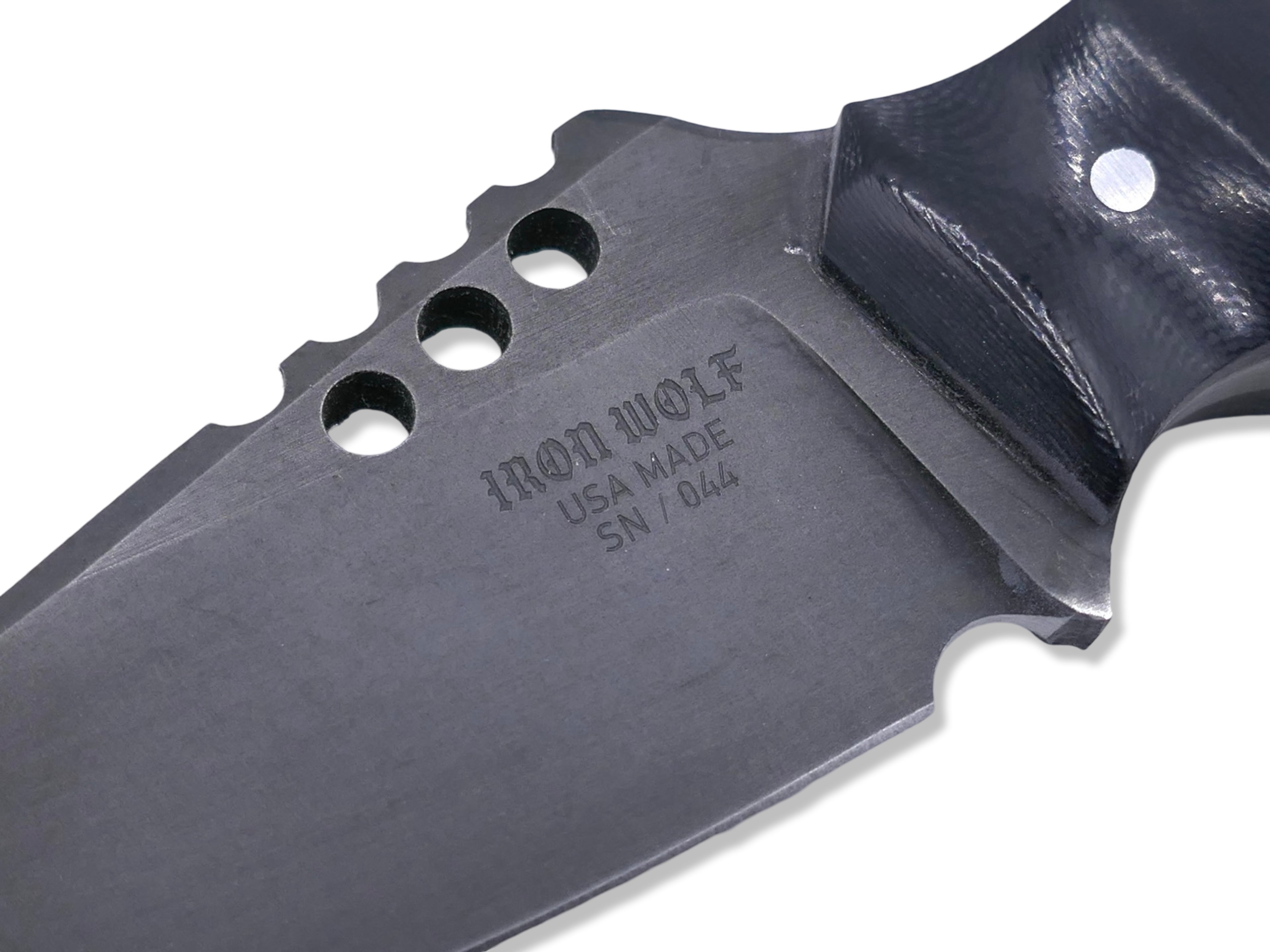 IRON WOLF - Black Ops / Black G-10 Handle