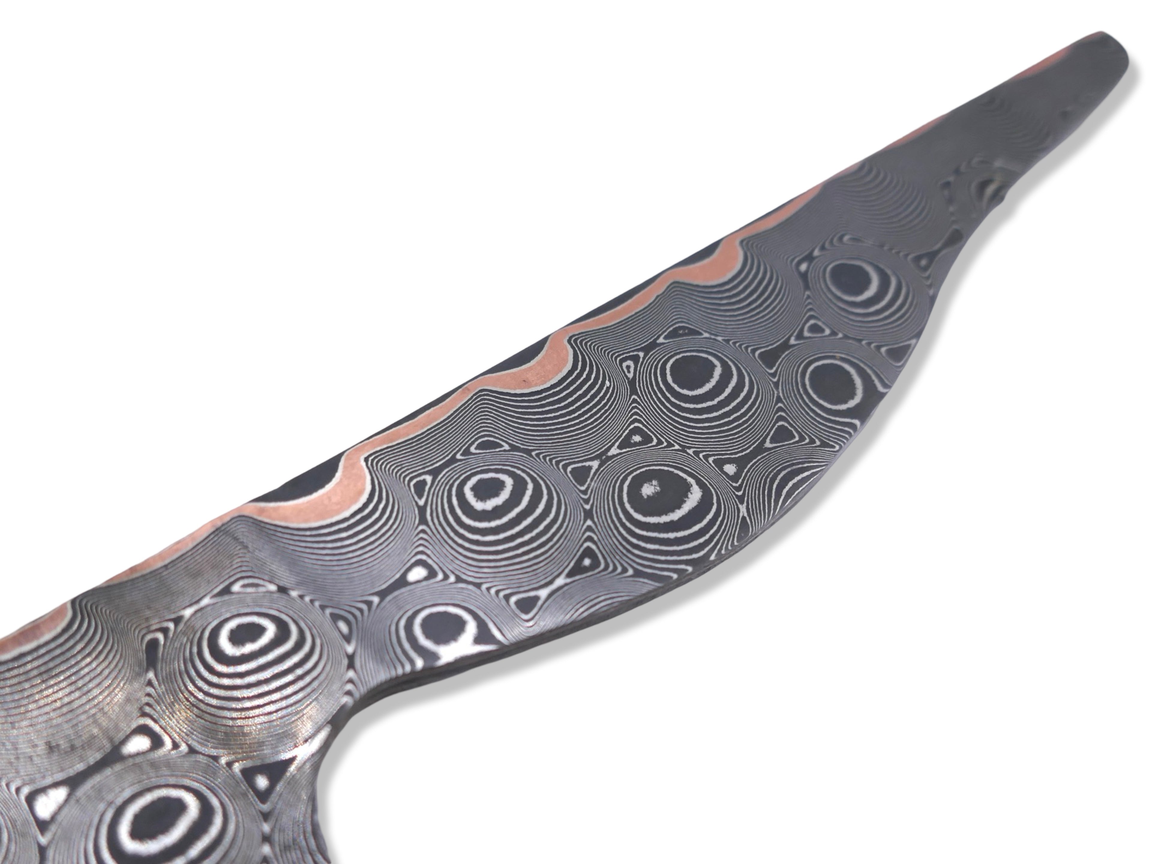 Mako x VEGAS FORGE - Copper San Mai Mini Drop Point Knife