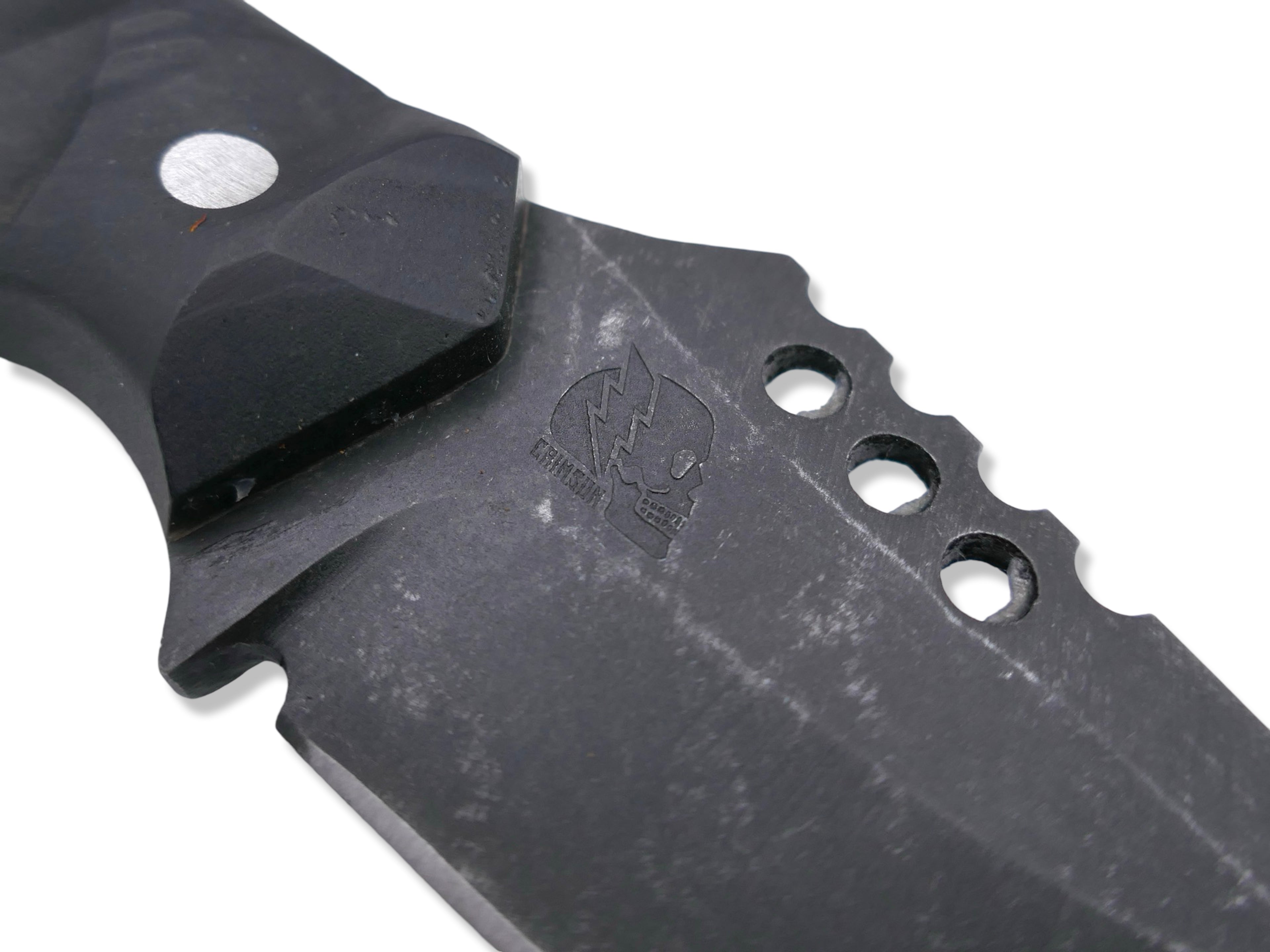 IRON WOLF - Dark Stonewash / Alumalite Black Handle