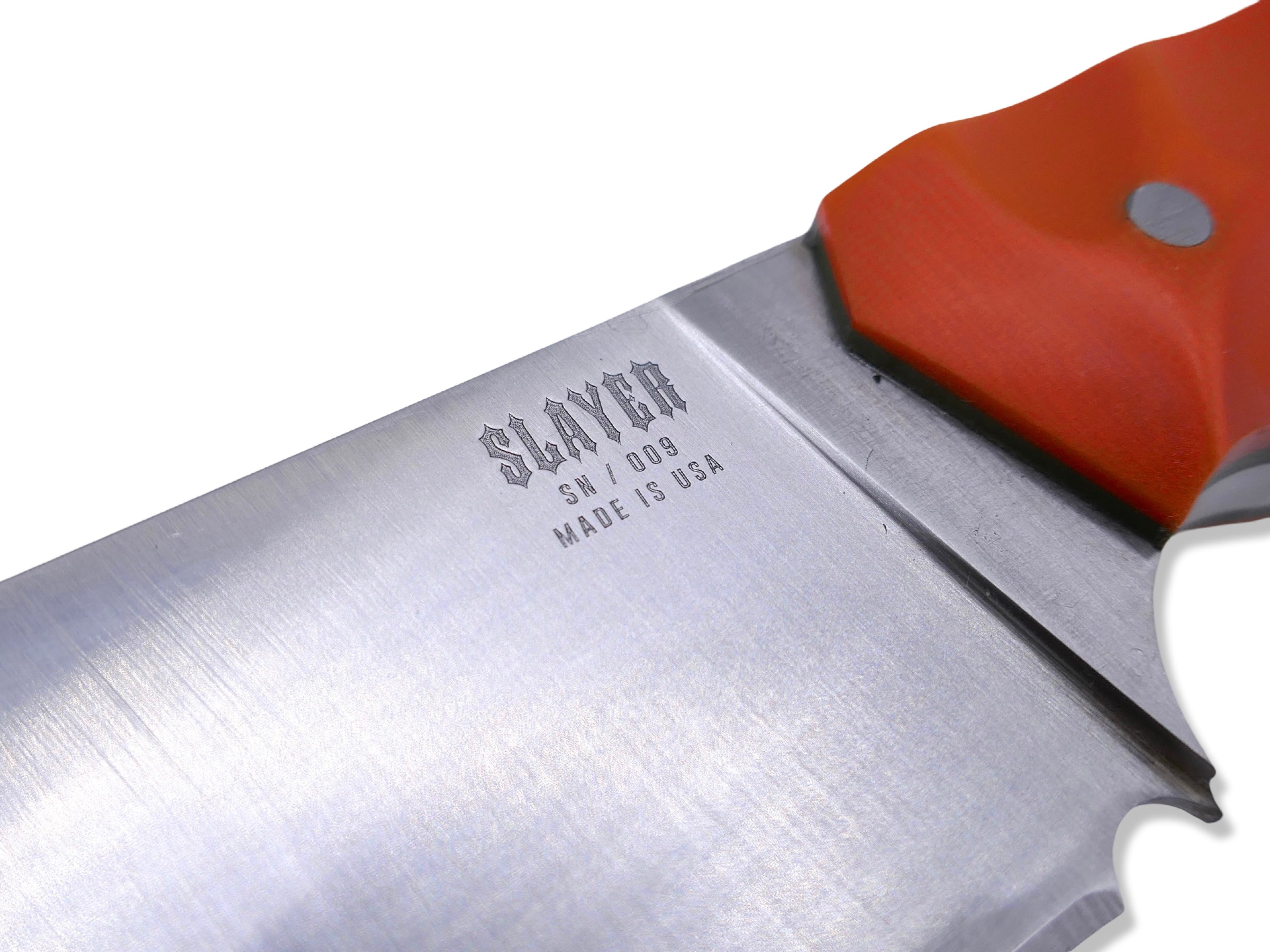 Slayer - Satin / Orange G-10 / OD Green G-10 Liner