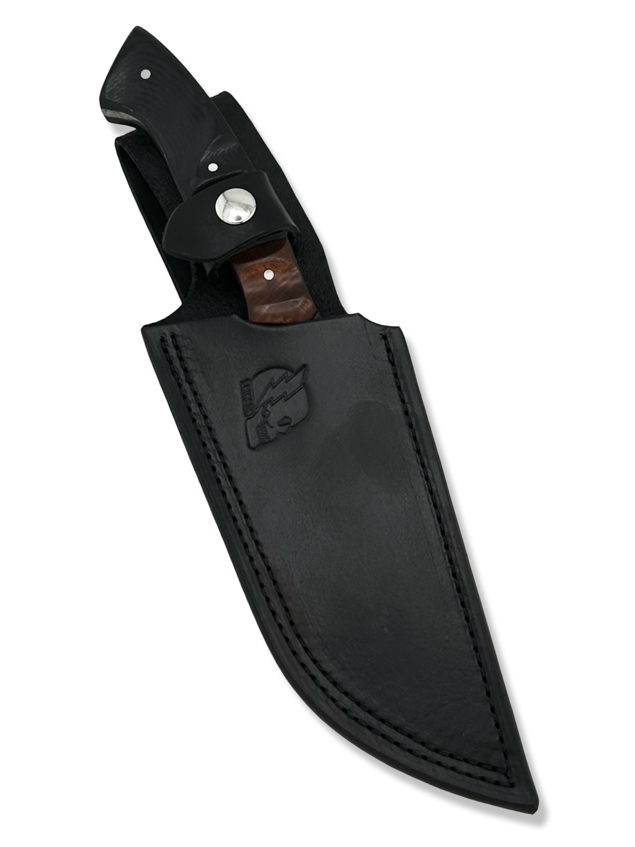 Forged Compound Destroyer - Hawaiian Koa / Black Micarta / Black G-10 Liner