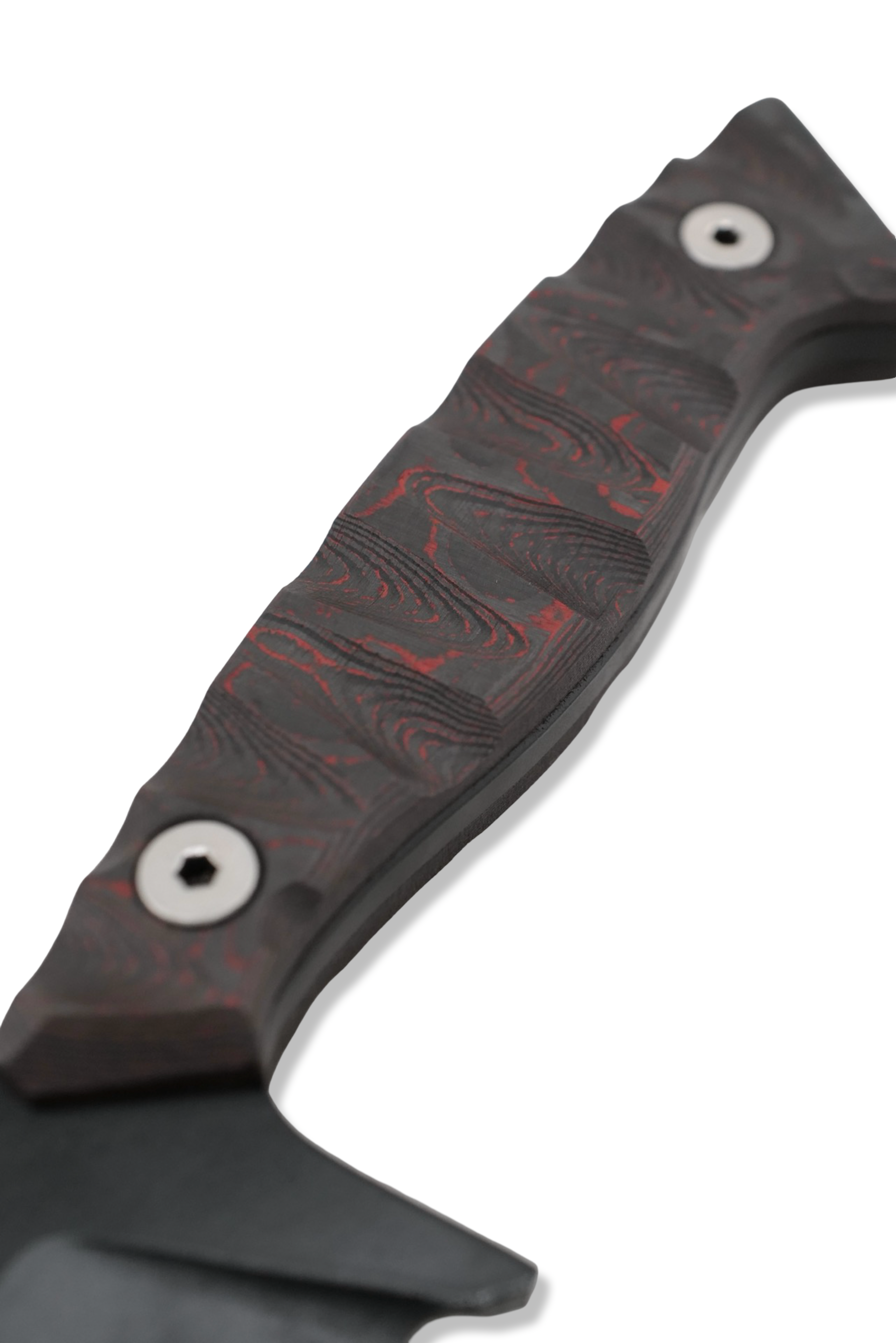 Reaper - Black Cerakote / Bolt on Black + Red Camo Carbon Handle
