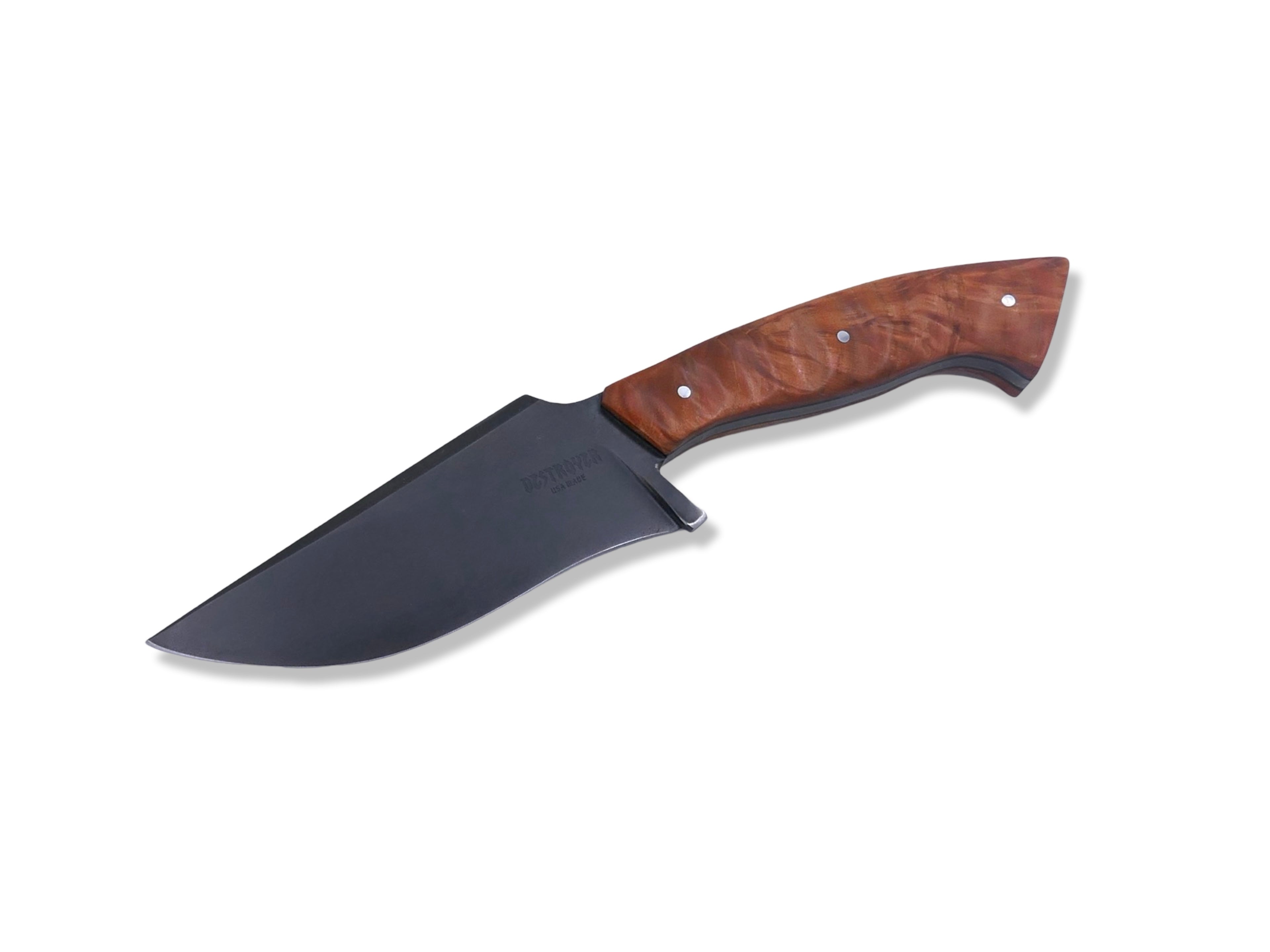 Destroyer - Tungsten Finish / Raffir Poplar Burl Handle