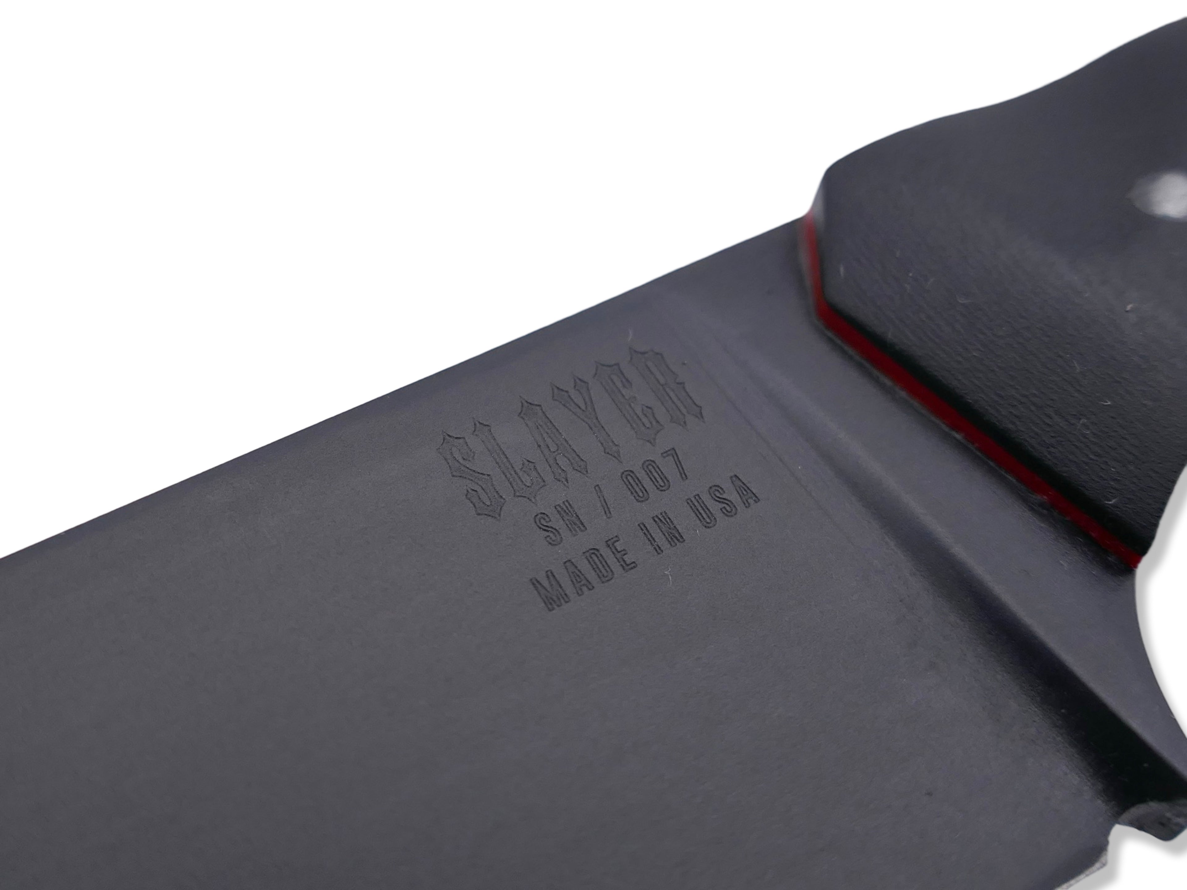 Slayer Mini - Black Ops Edition / Black G-10 / Red G-10 Liner