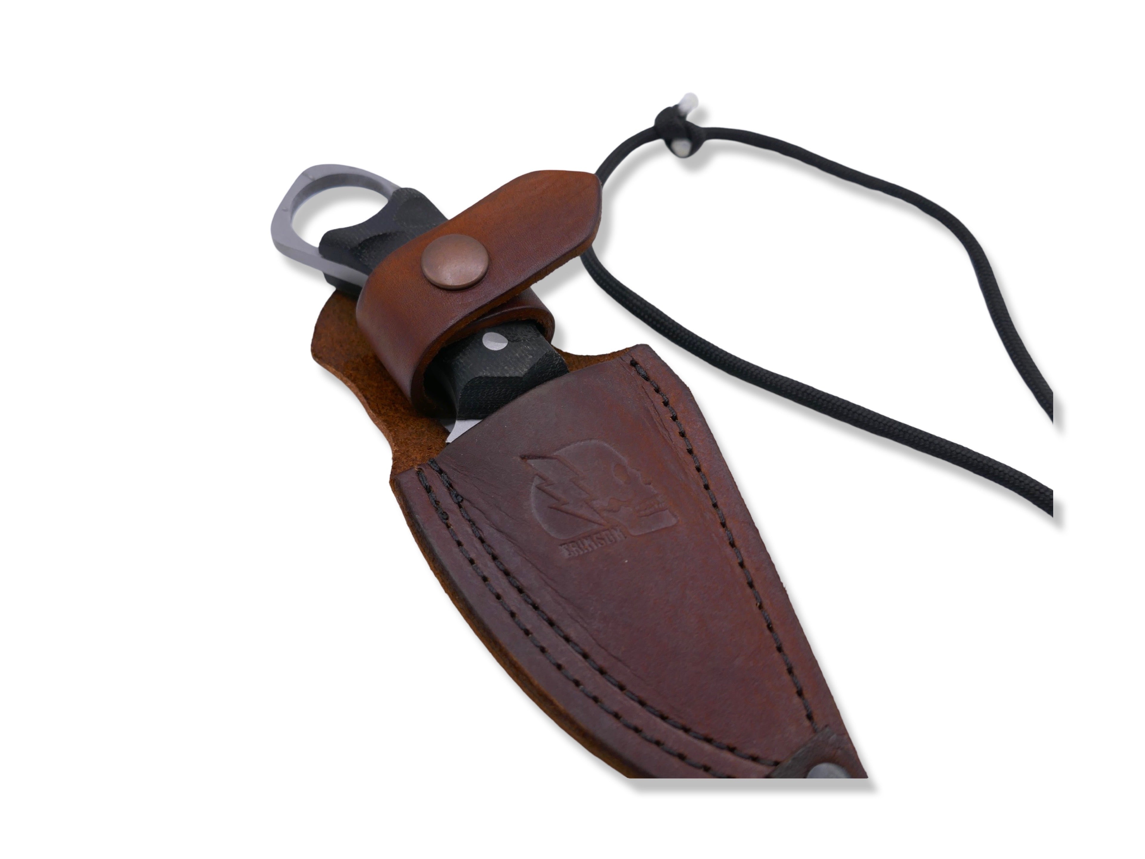 IRON WOLF - Black Micarta / Bead Blasted