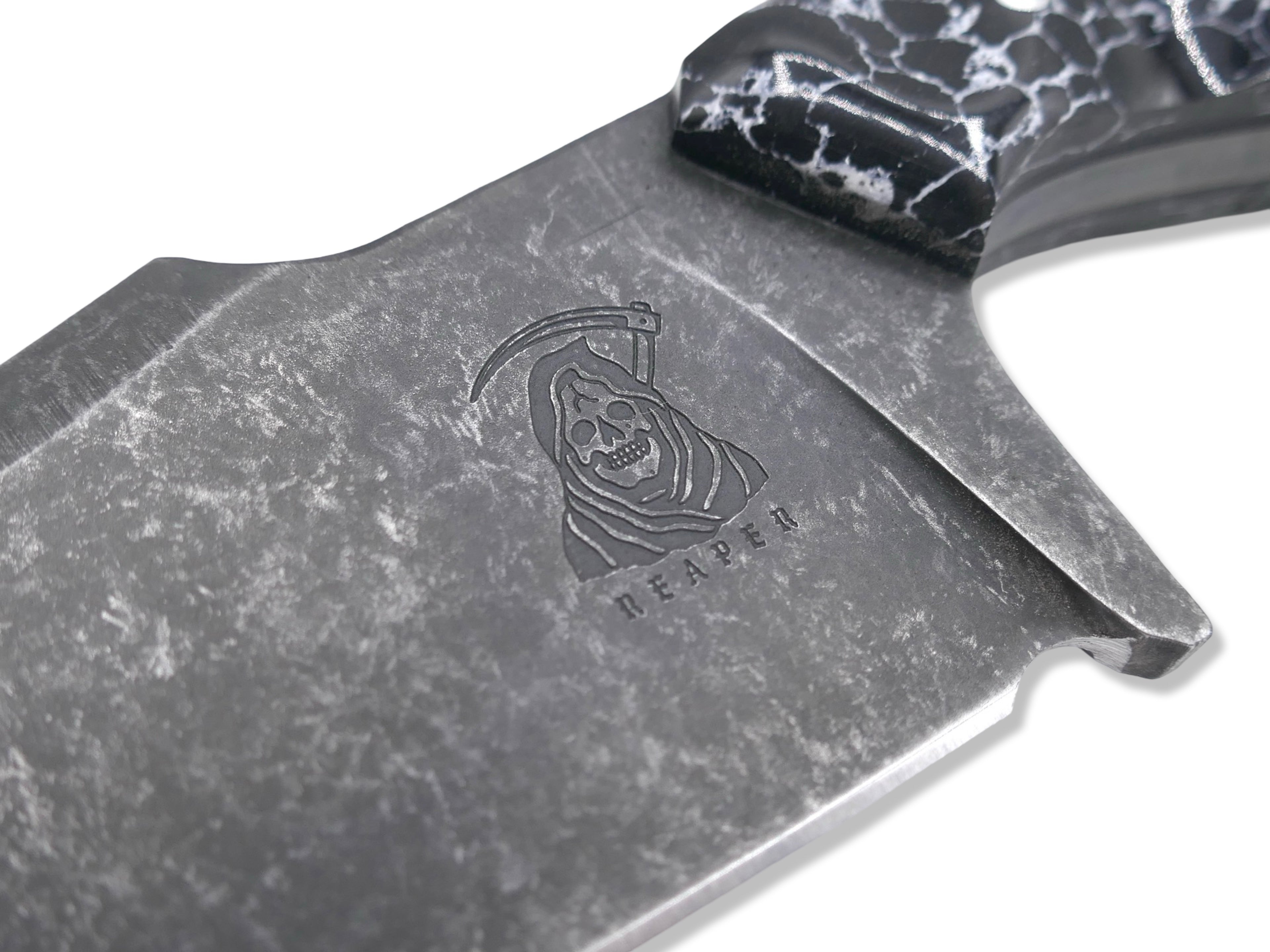 Reaper - Dark Stonewash / Tru Stone + Black G-10 Handle