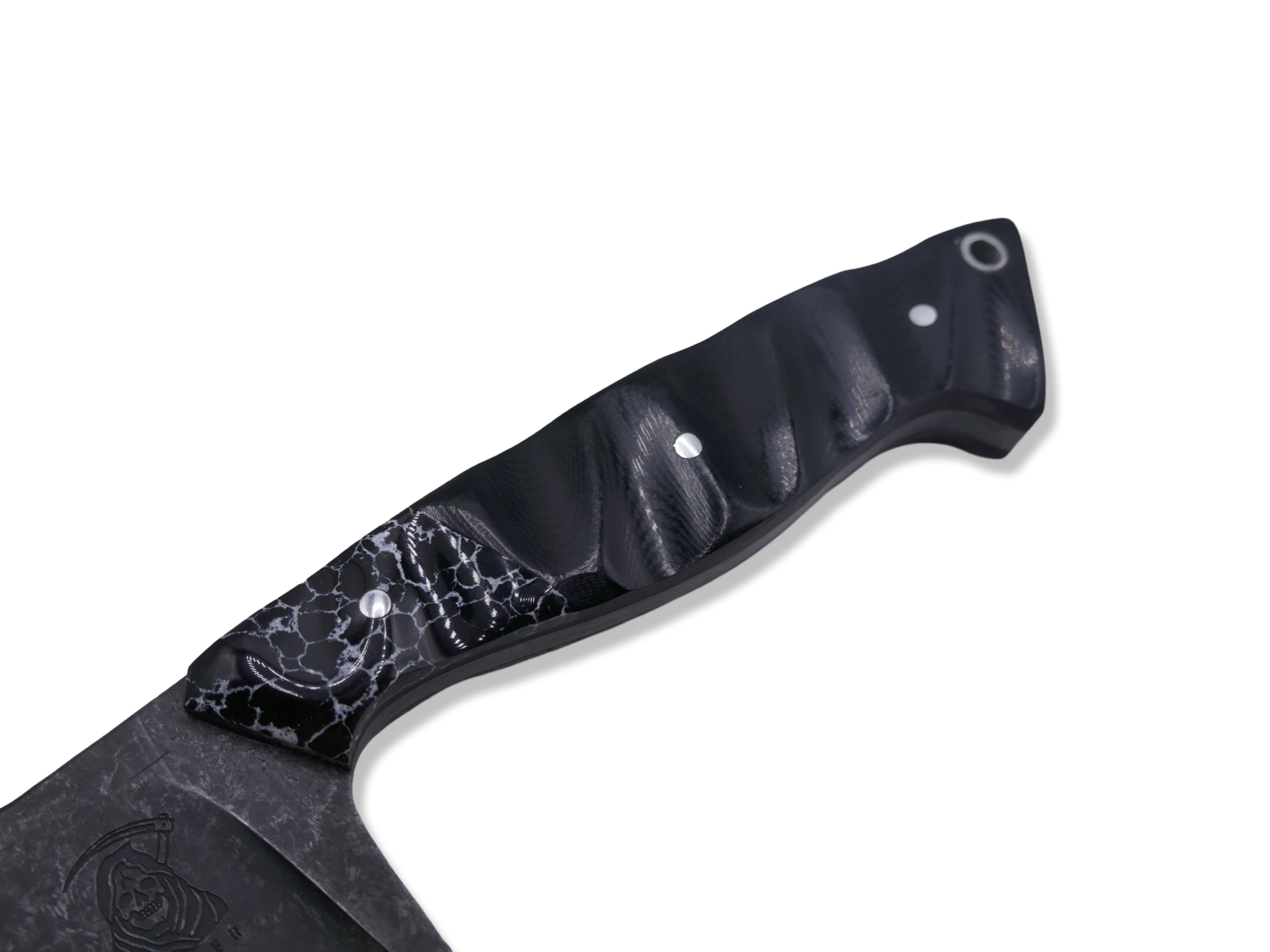 Reaper - Dark Stonewash / Tru Stone + Black G-10 Handle