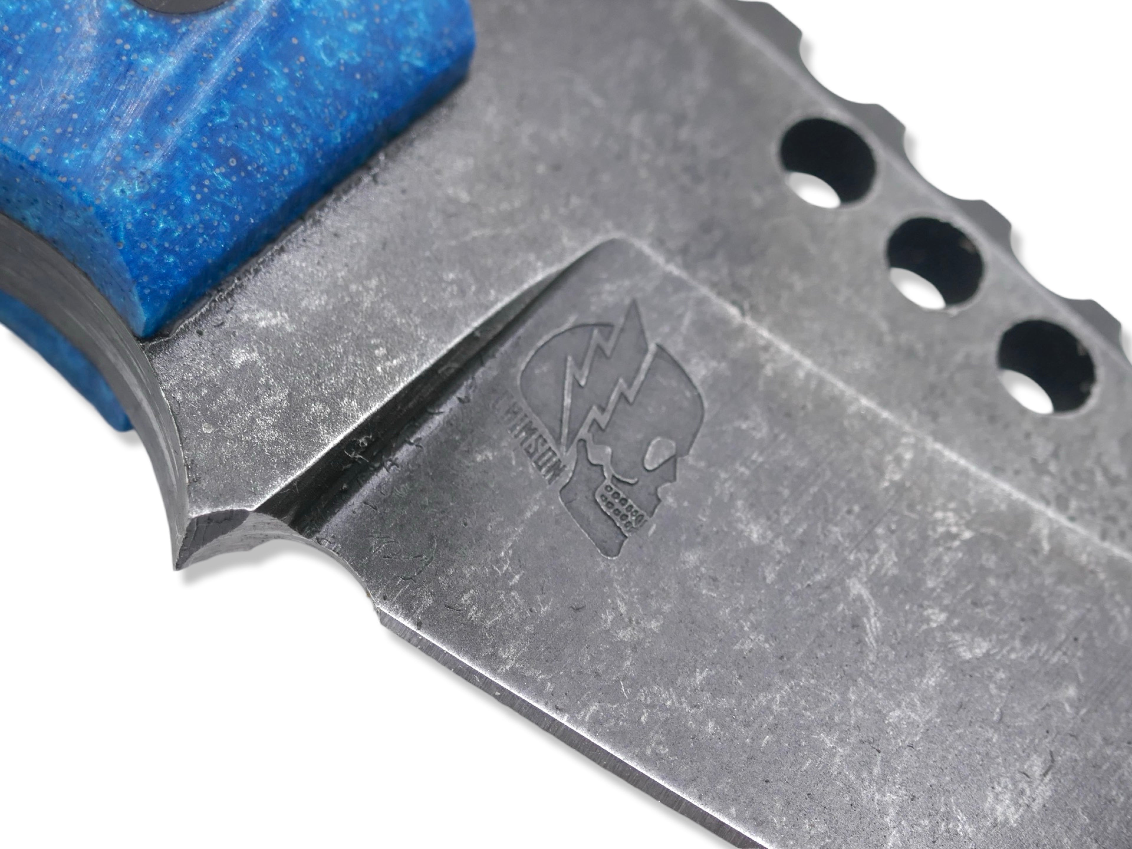 IRON WOLF - Dark Stonewash / Blue Composite Handle