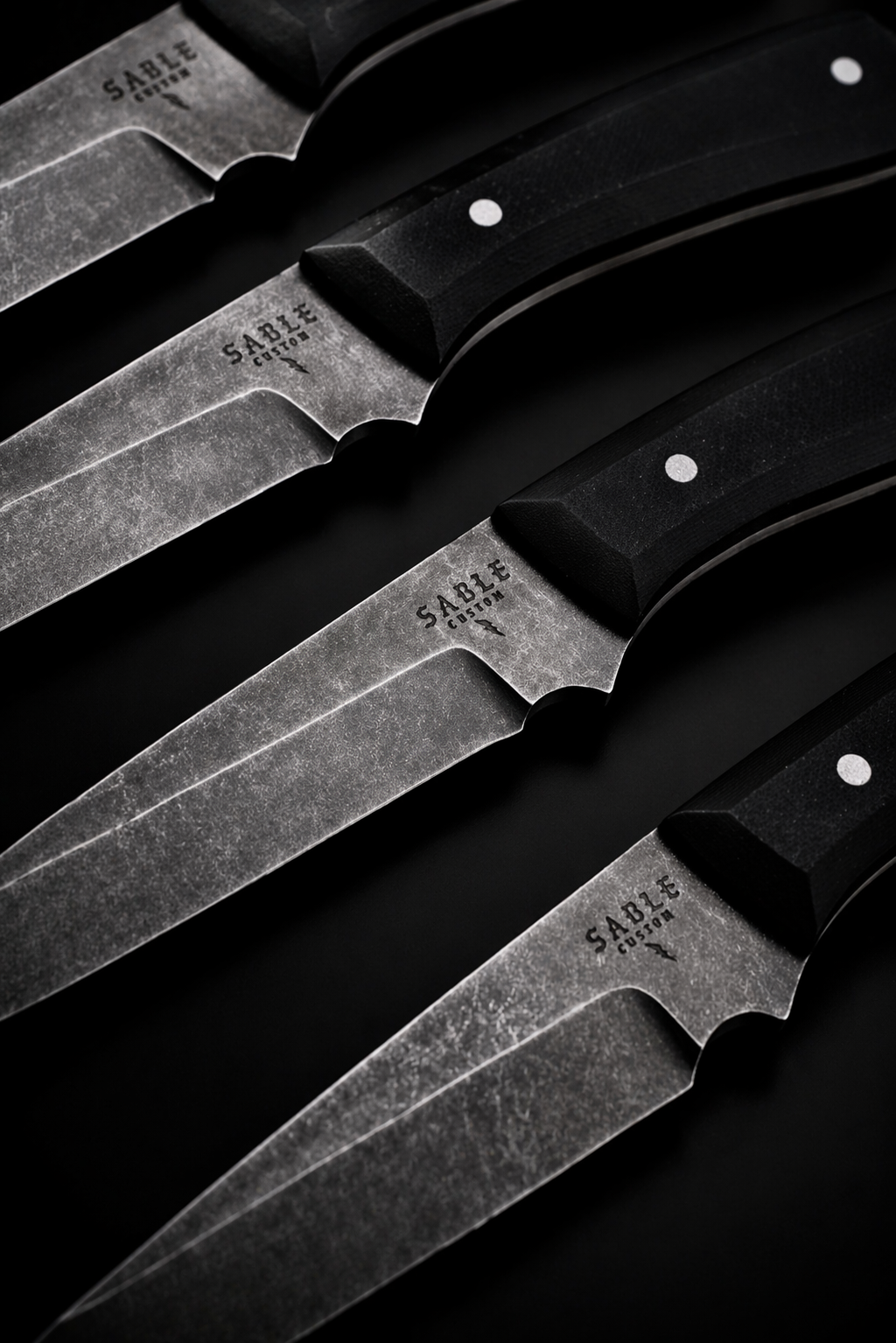 Sable EDC - Stonewash / Black G-10