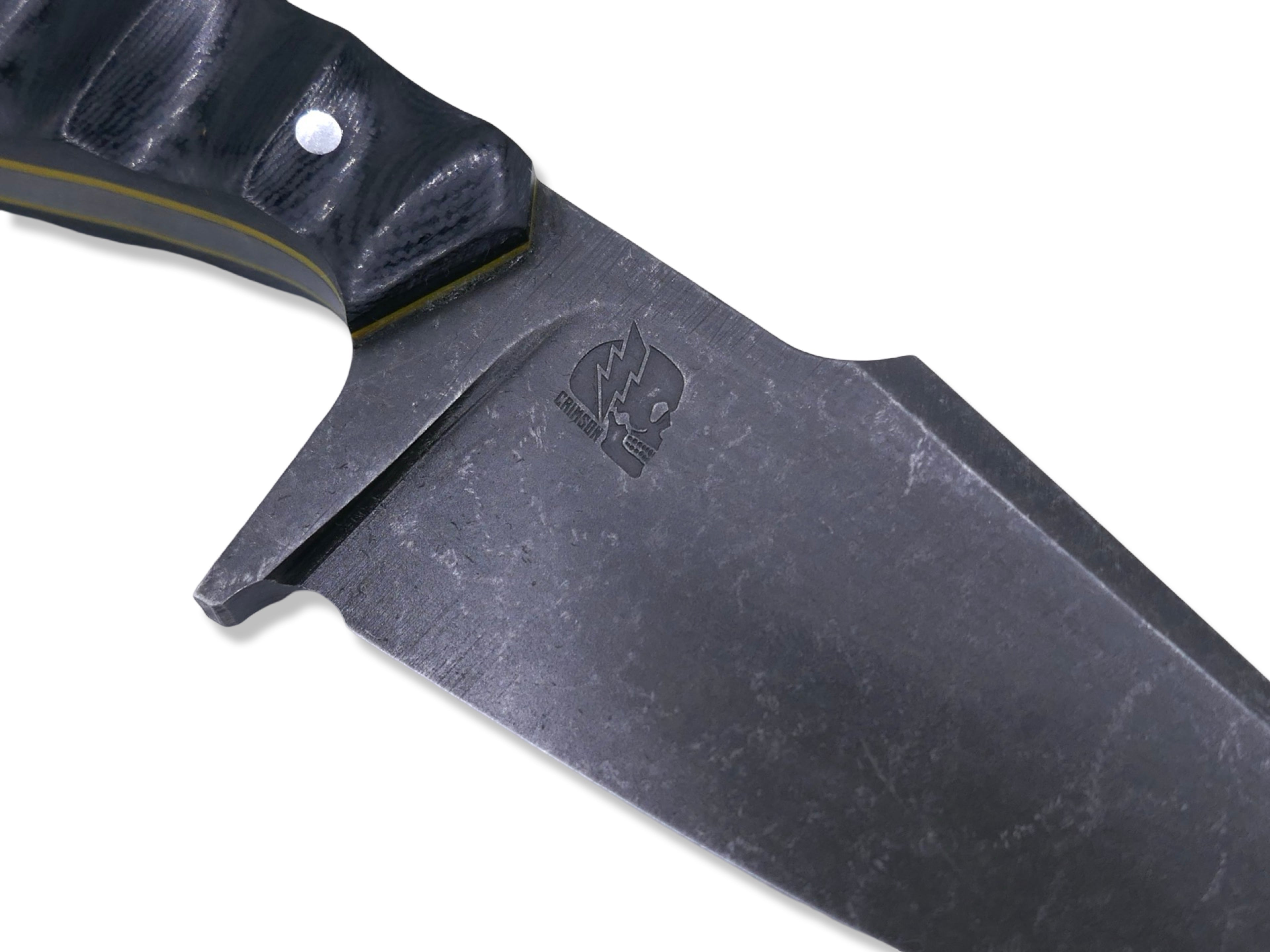 Reaper - Dark Stonewash / Black G-10 / Yellow G-10 Liner