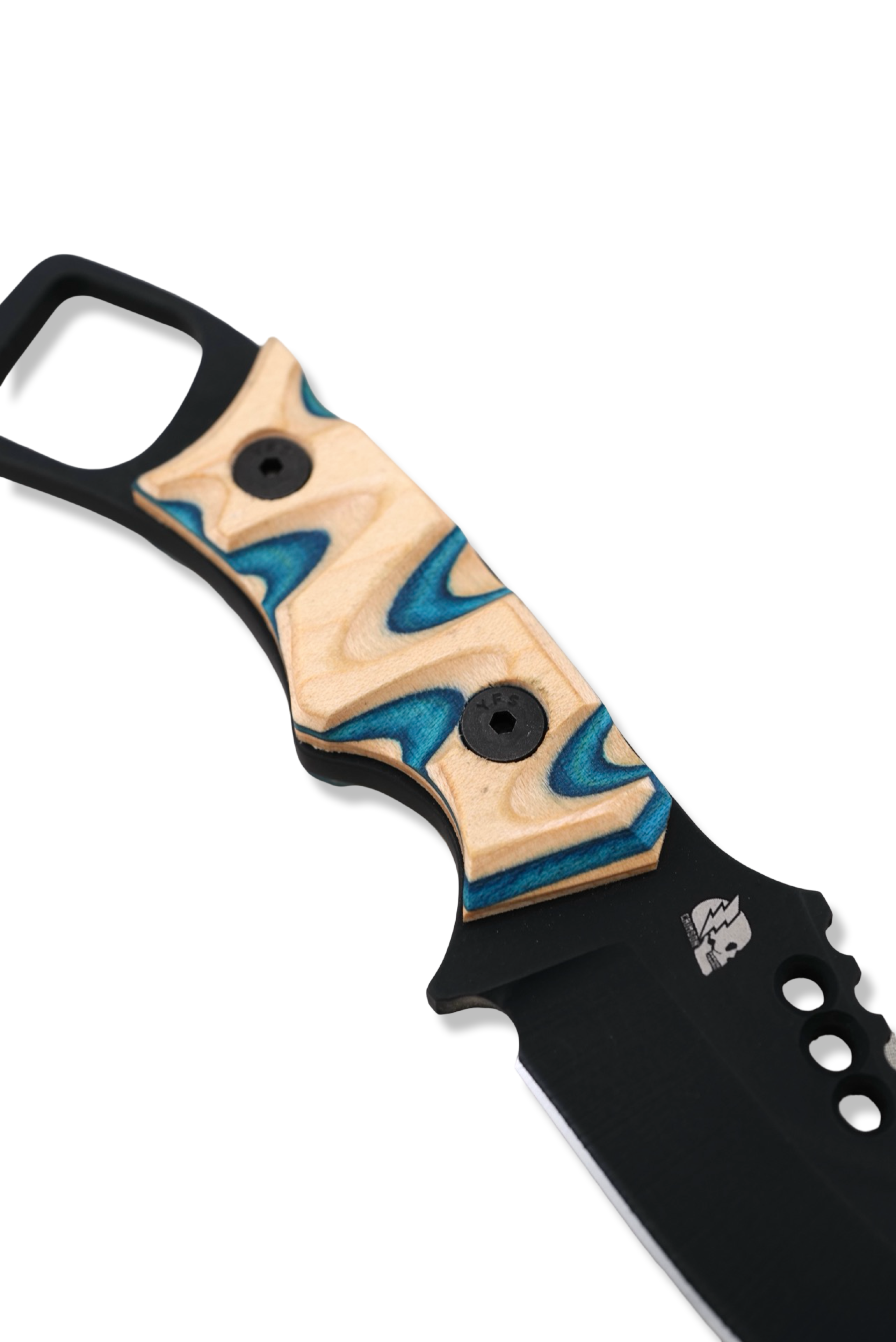 RPM Iron Wolf “ CHRIS COLE EDITION “ - Black Cerakote / Chris Cole Skateboard Handle / Limited to 10 Pieces / Leather Sheath Included