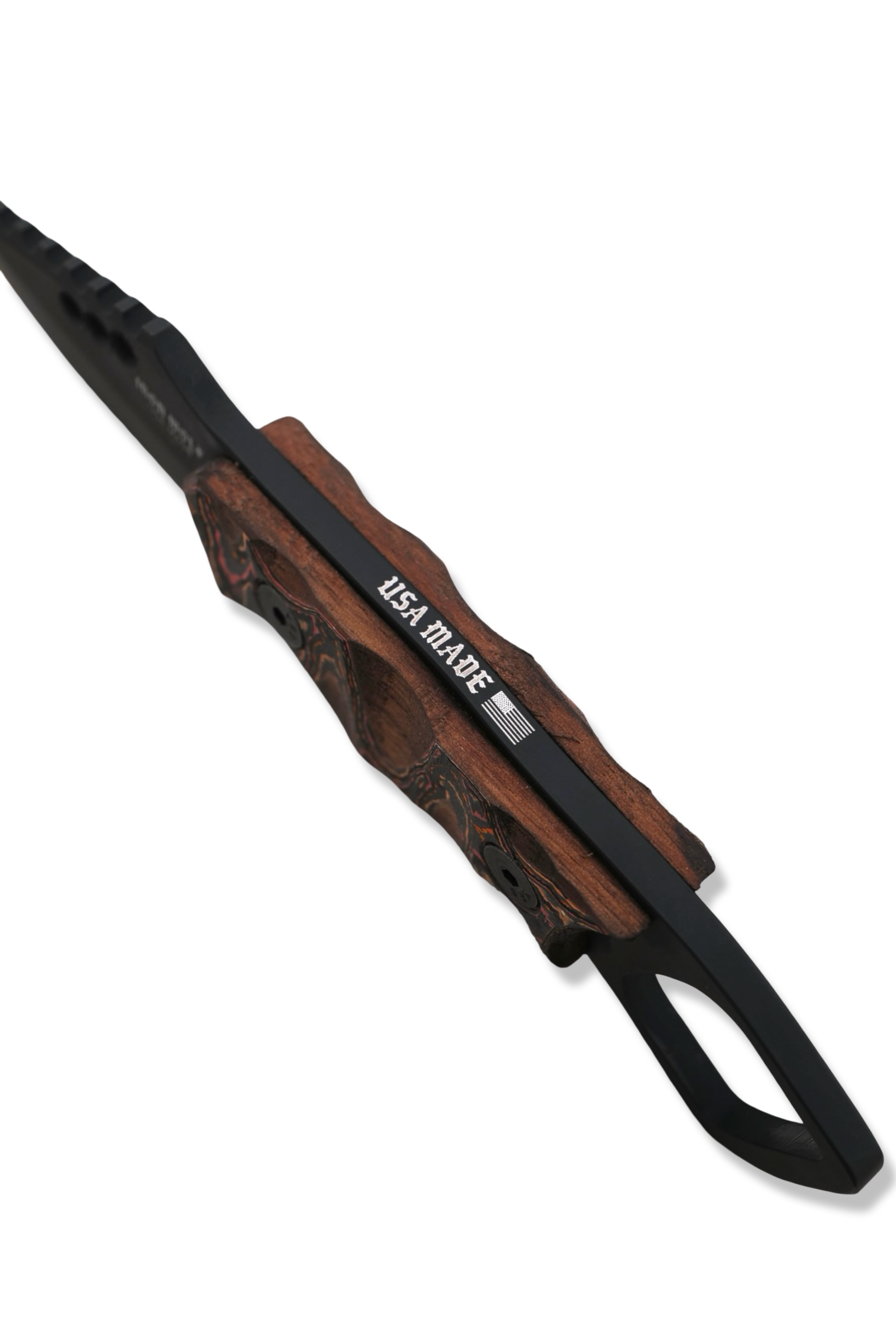 RPM Iron Wolf Custom 1/1 - Black Cerakote / Walnut + Camo Carbon Handle / Leather Sheath Included