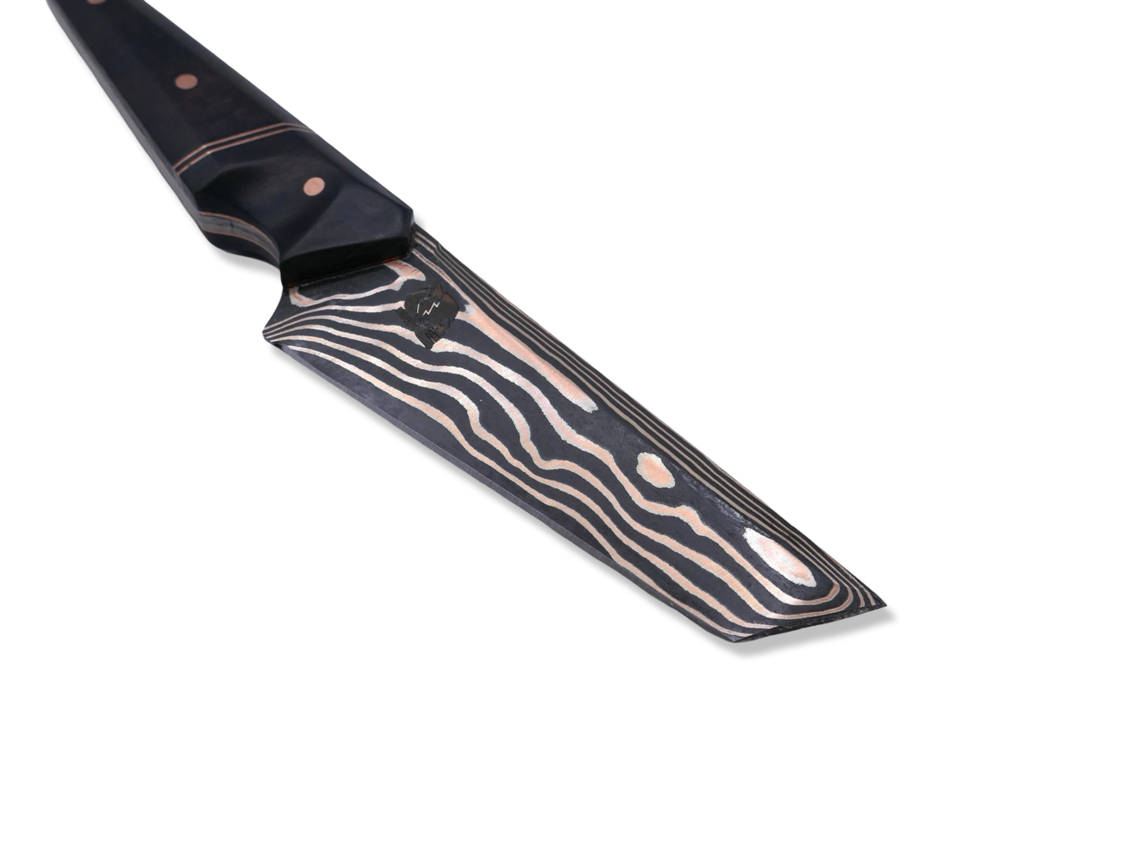 T3 - Tanto - Vegas Forge Copper Infused Damascus