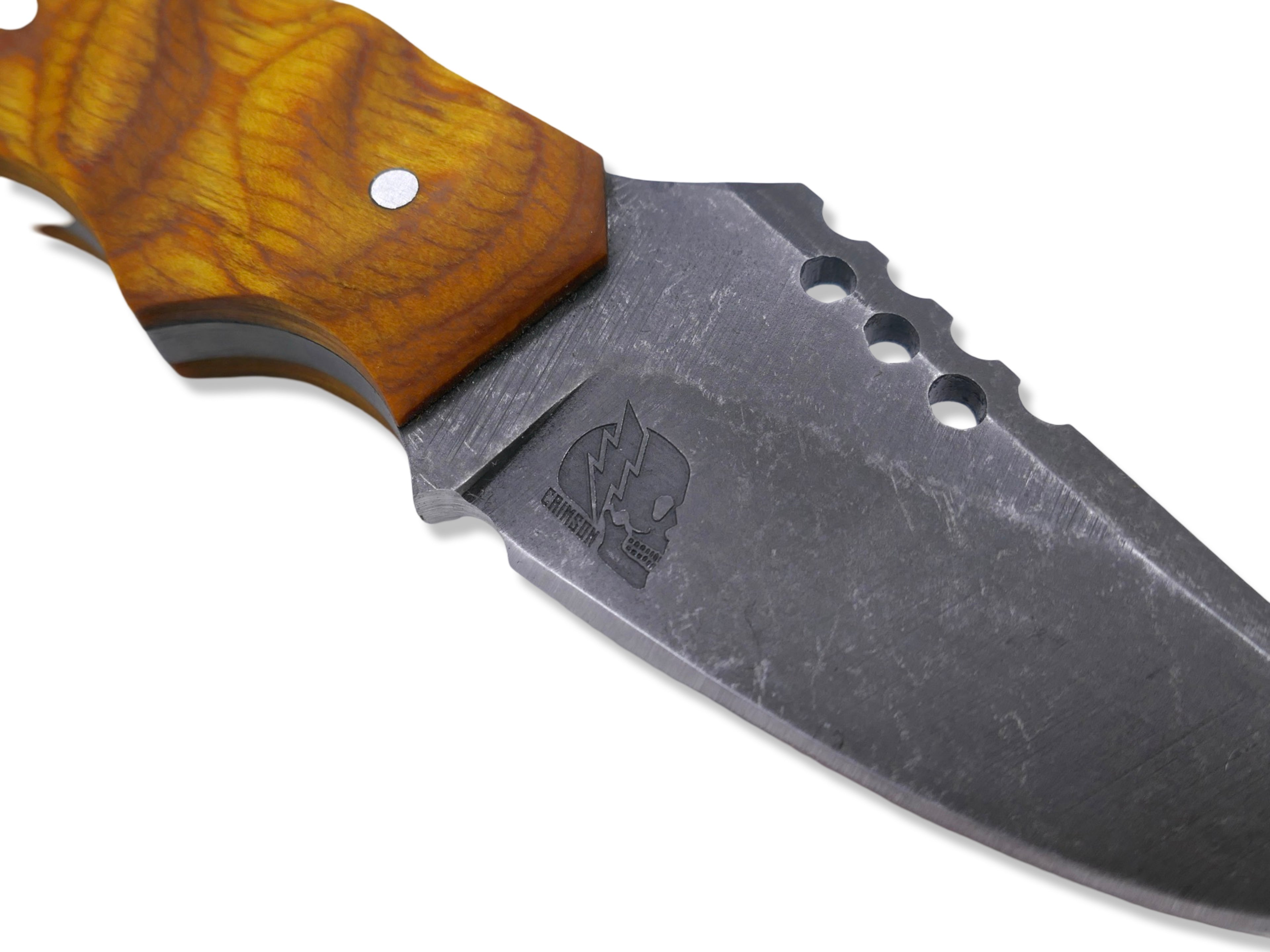 IRON WOLF - Dark Stonewash / Dymalux Lemonwood Handle