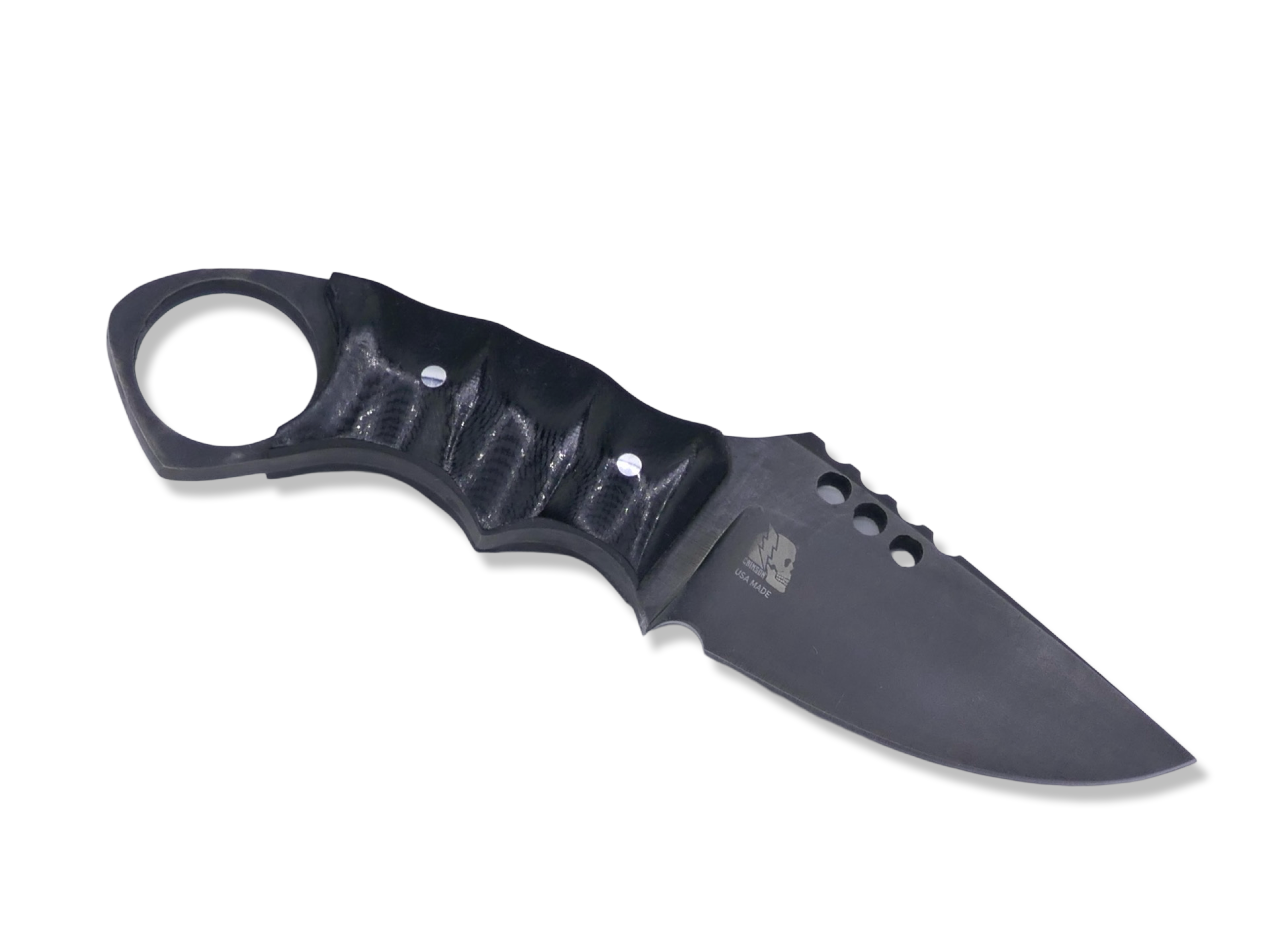 IRON WOLF - Black Ops / Black G-10 Handle