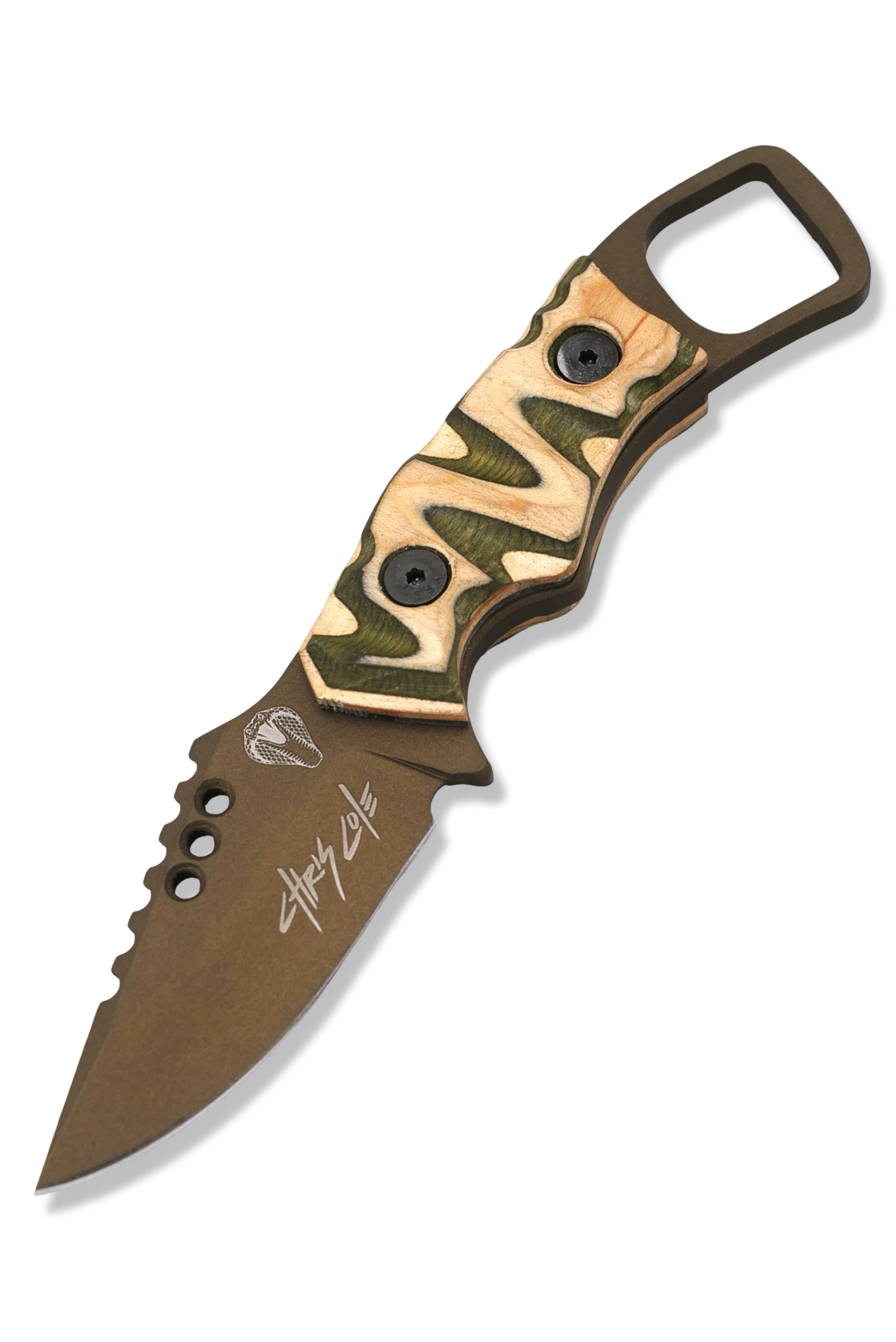 RPM Iron Wolf β CHRIS COLE EDITION β - Burnt Bronze Cerakote / Chris Cole Skateboard Handle / Limited to 10 Pieces / Leather Sheath Included