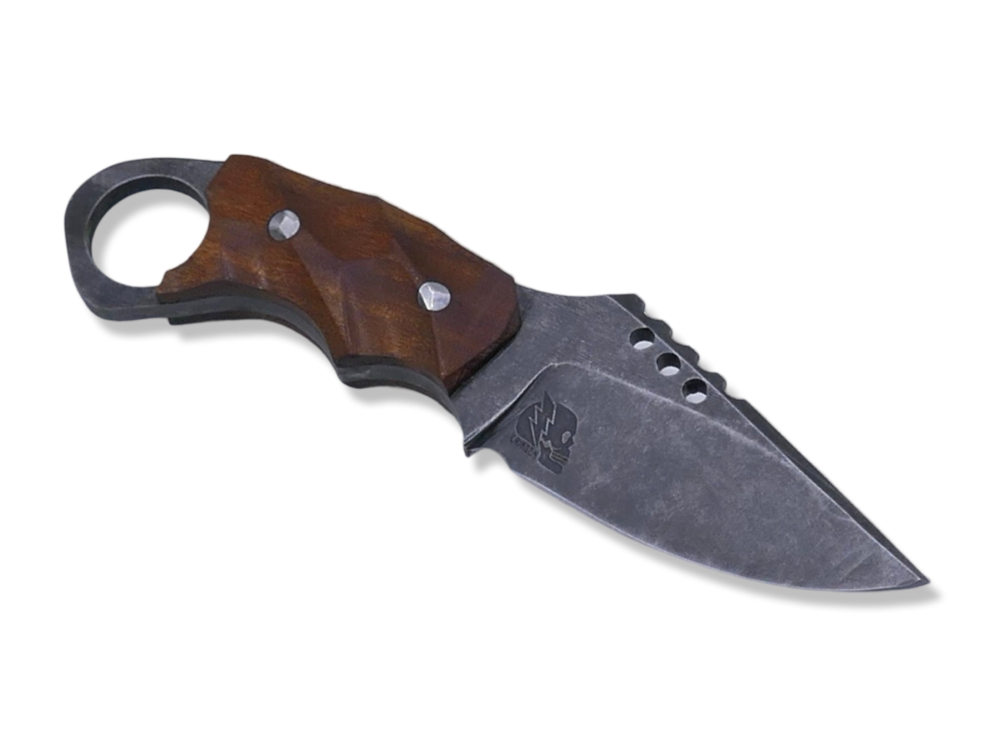 IRON WOLF - Dark Stonewash / Ironwood Handle