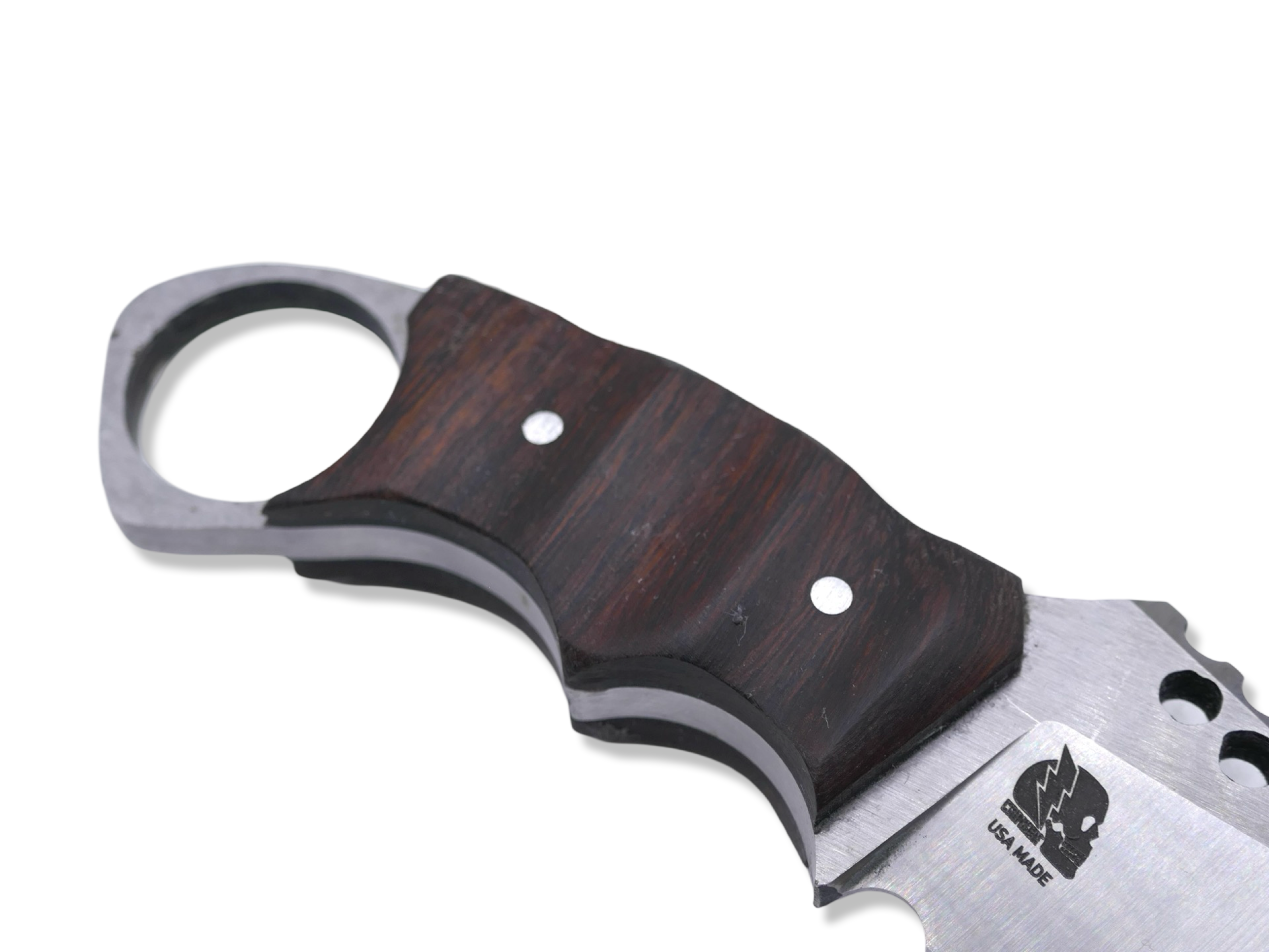 IRON WOLF Custom 1 of 1 - Satin Finish / Iron Wood Handle