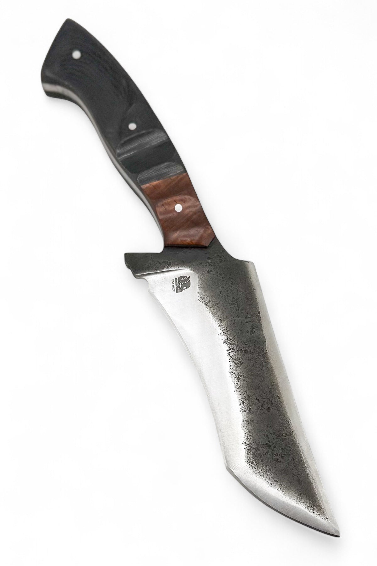 Forged Compound Destroyer - Hawaiian Koa / Black Micarta / Black G-10 Liner