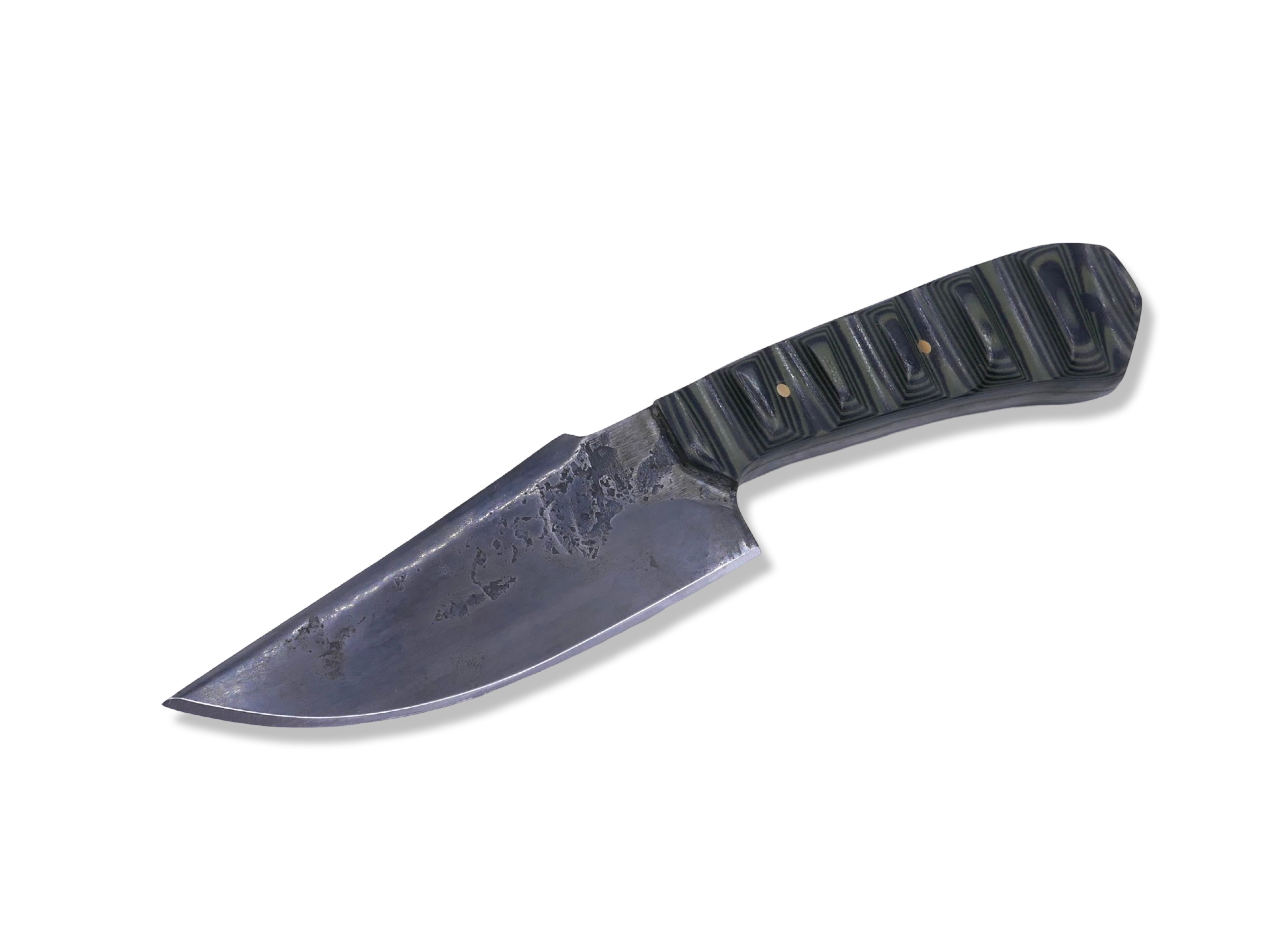 LEGIONNAIRE- Hand Forged / Black / Green G-10 Handle With OD Green G-10 Liner