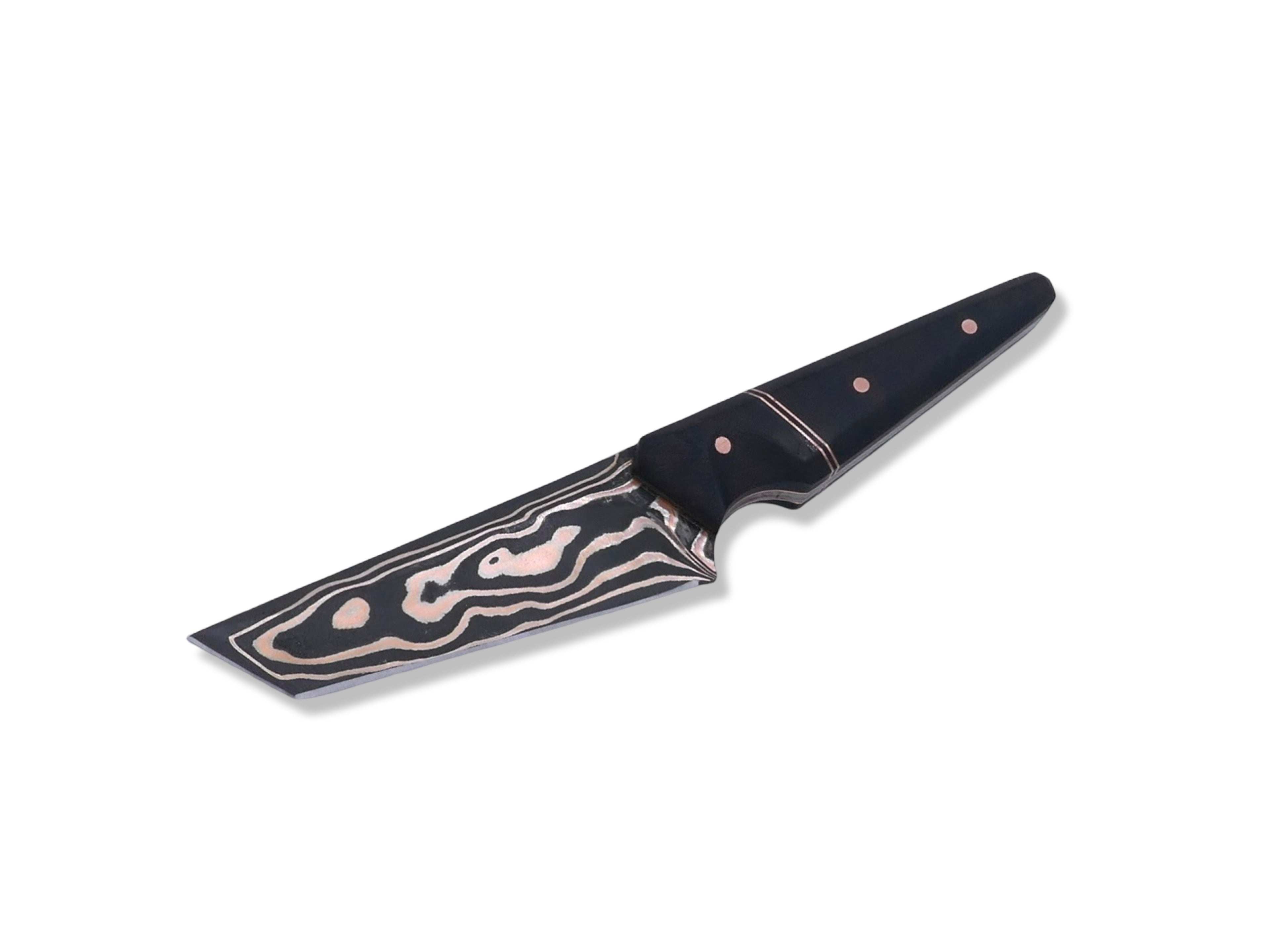 T3 - Tanto - Vegas Forge Copper Infused Damascus