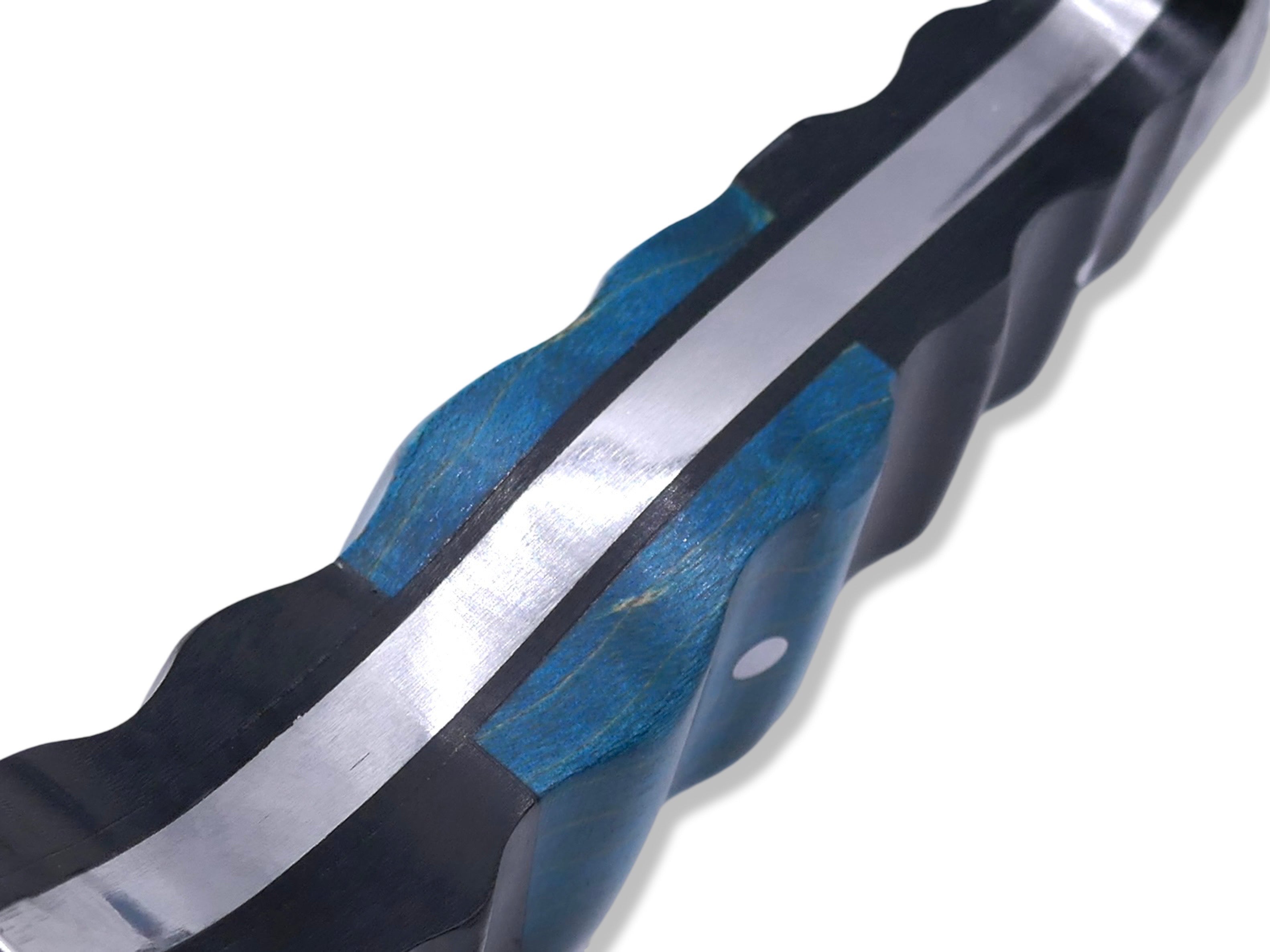 Vendetta - G-10 / Blue Wood Inlay