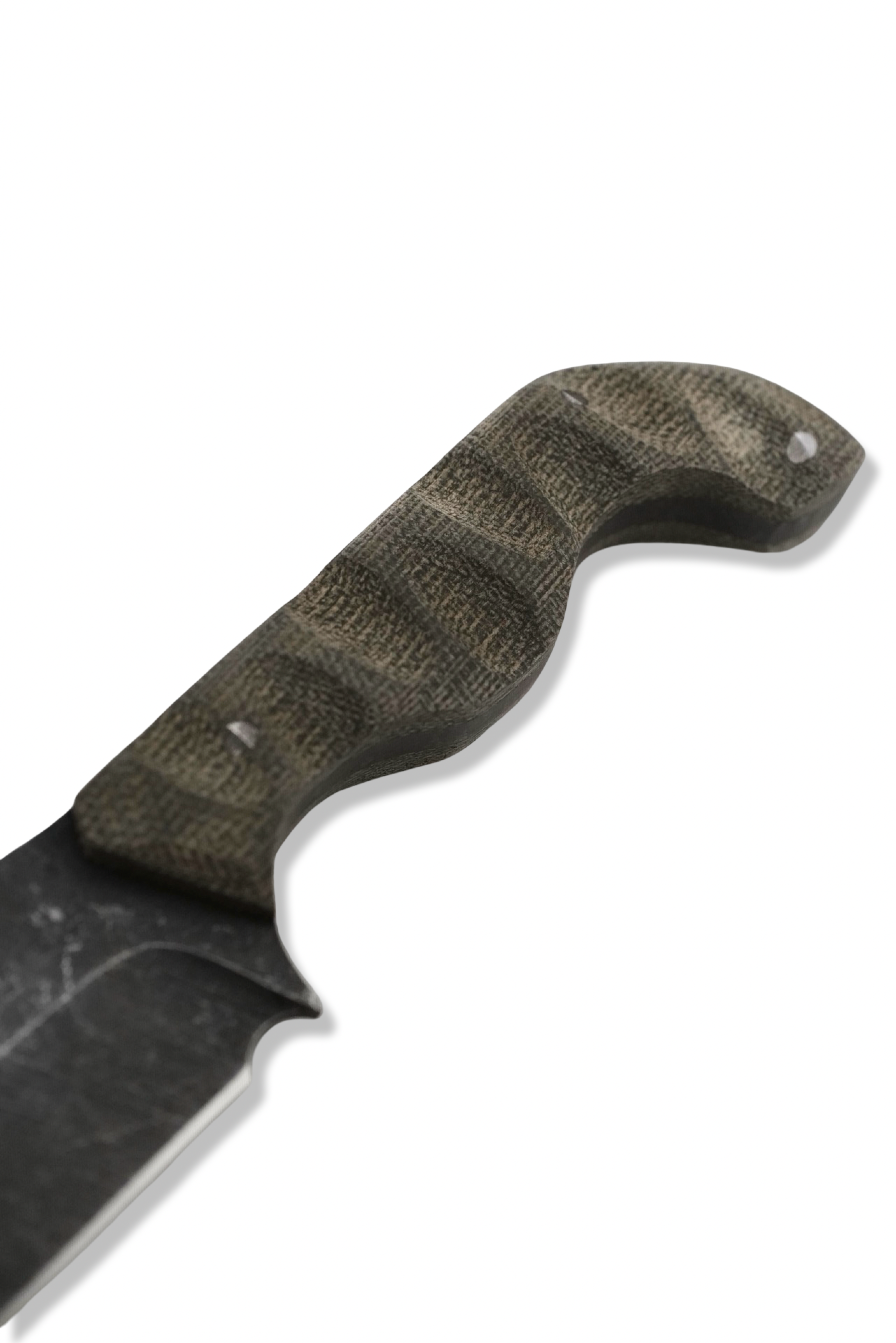 Flum - Dark Stonewash / OD Green Micarta Handle