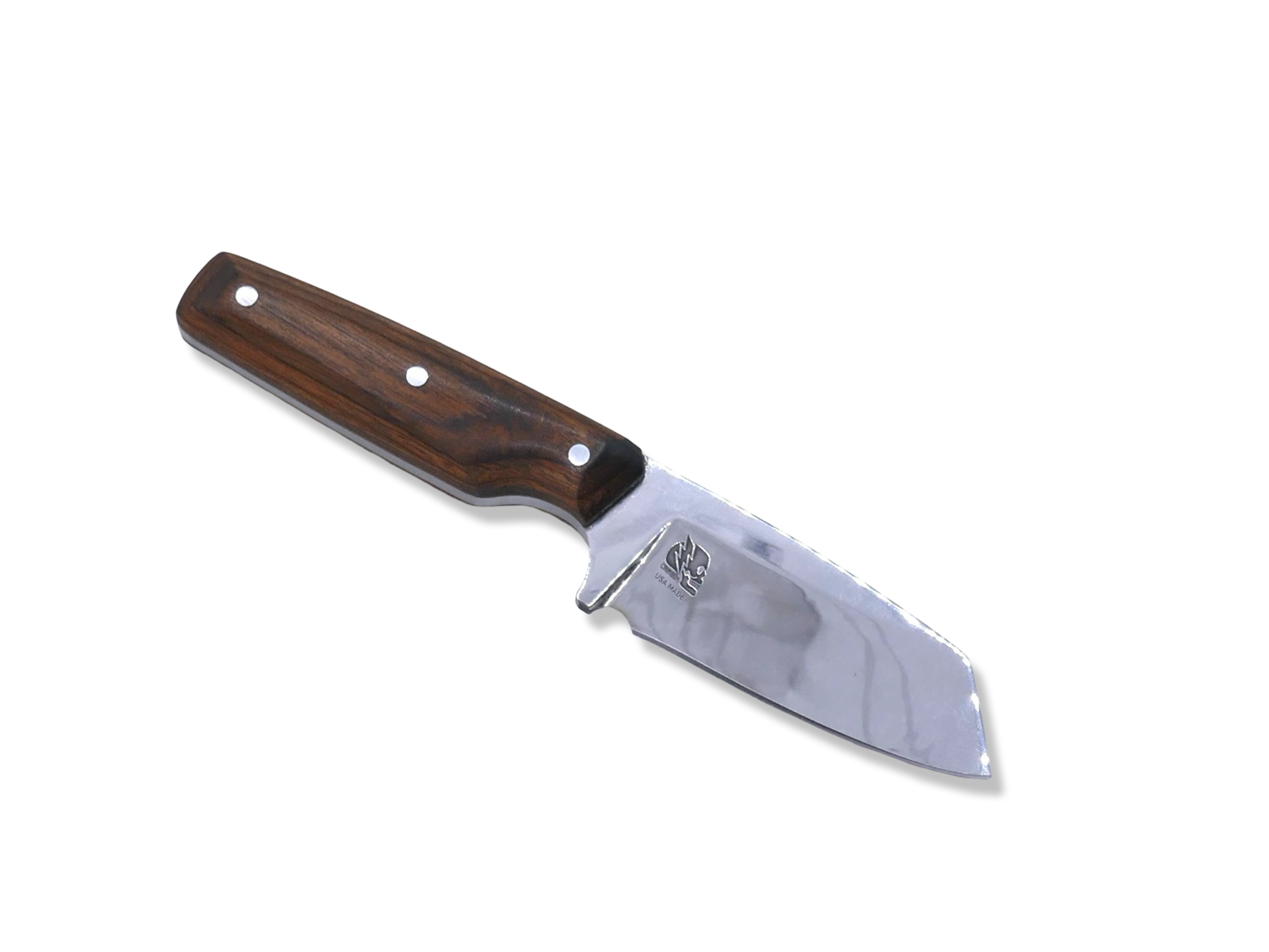 Roach 1 of 1 Custom - Mirror Polish / Dyma Lux Wood / SHEATH INCLUDED