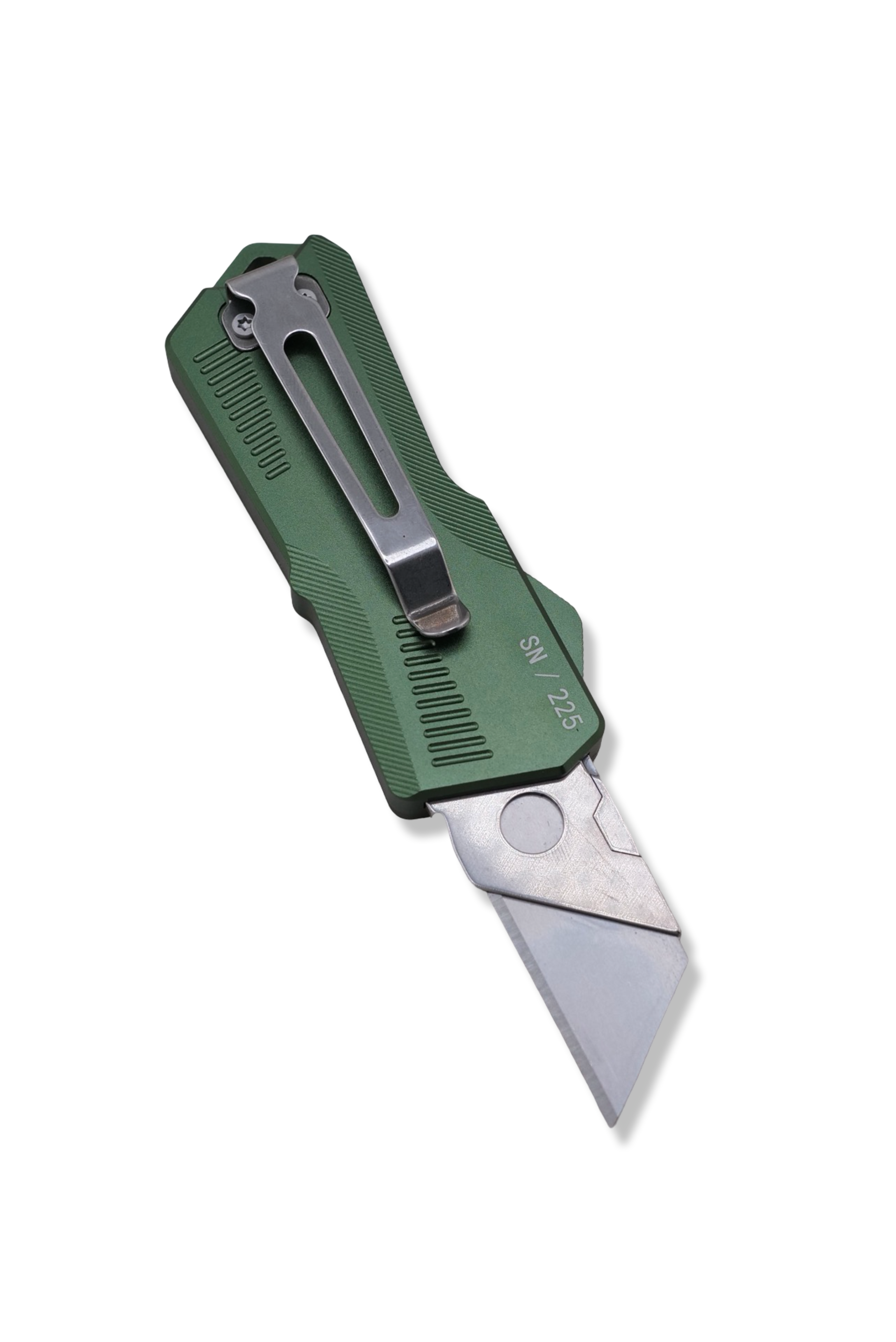 FTW LIMITED EDITION - “ Invictus Maneo “ Utility Knife / Green