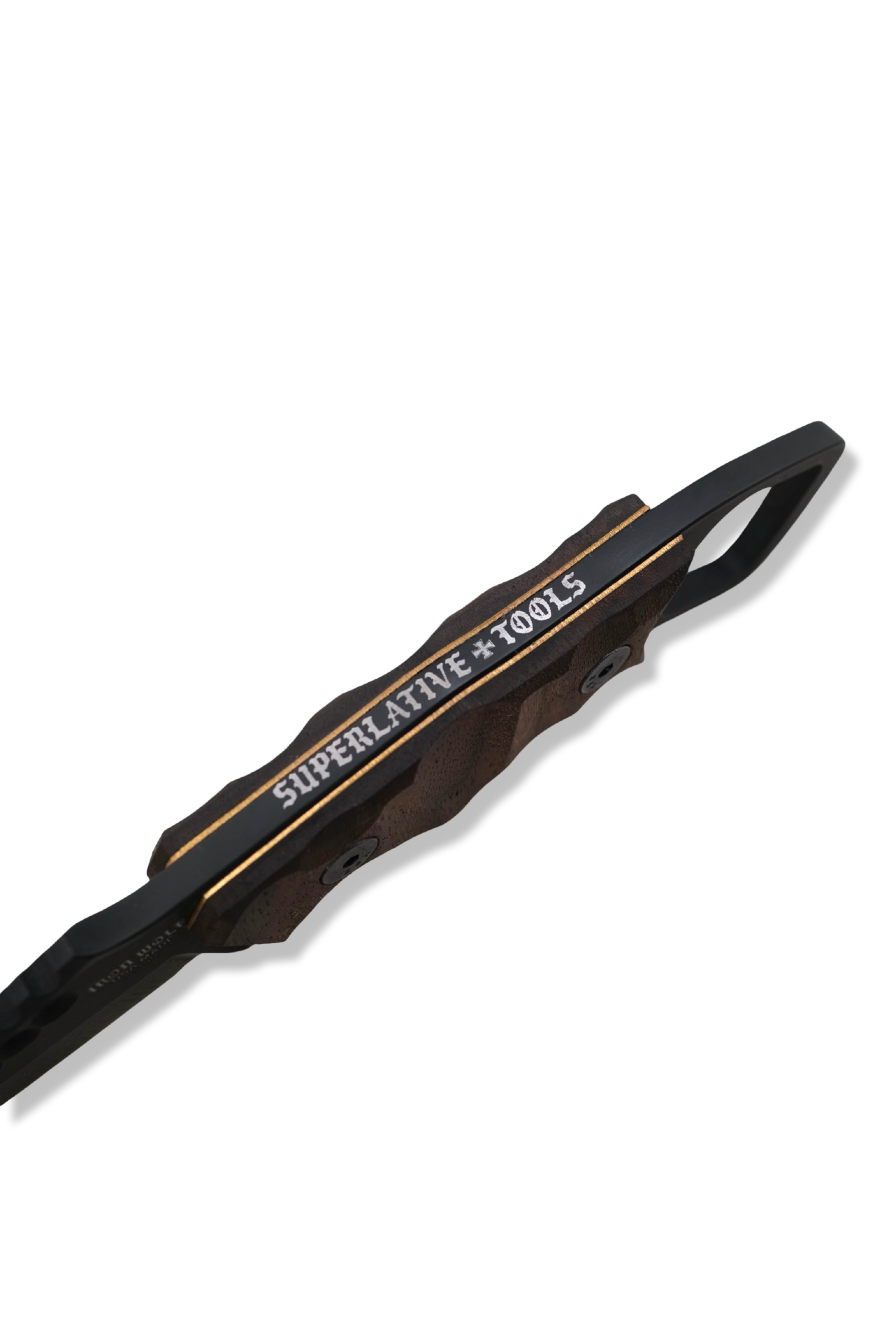 RPM Iron Wolf Custom 1/1  - Black Cerakote / Walnut w/ Brass Liner  /  Leather Sheath Included