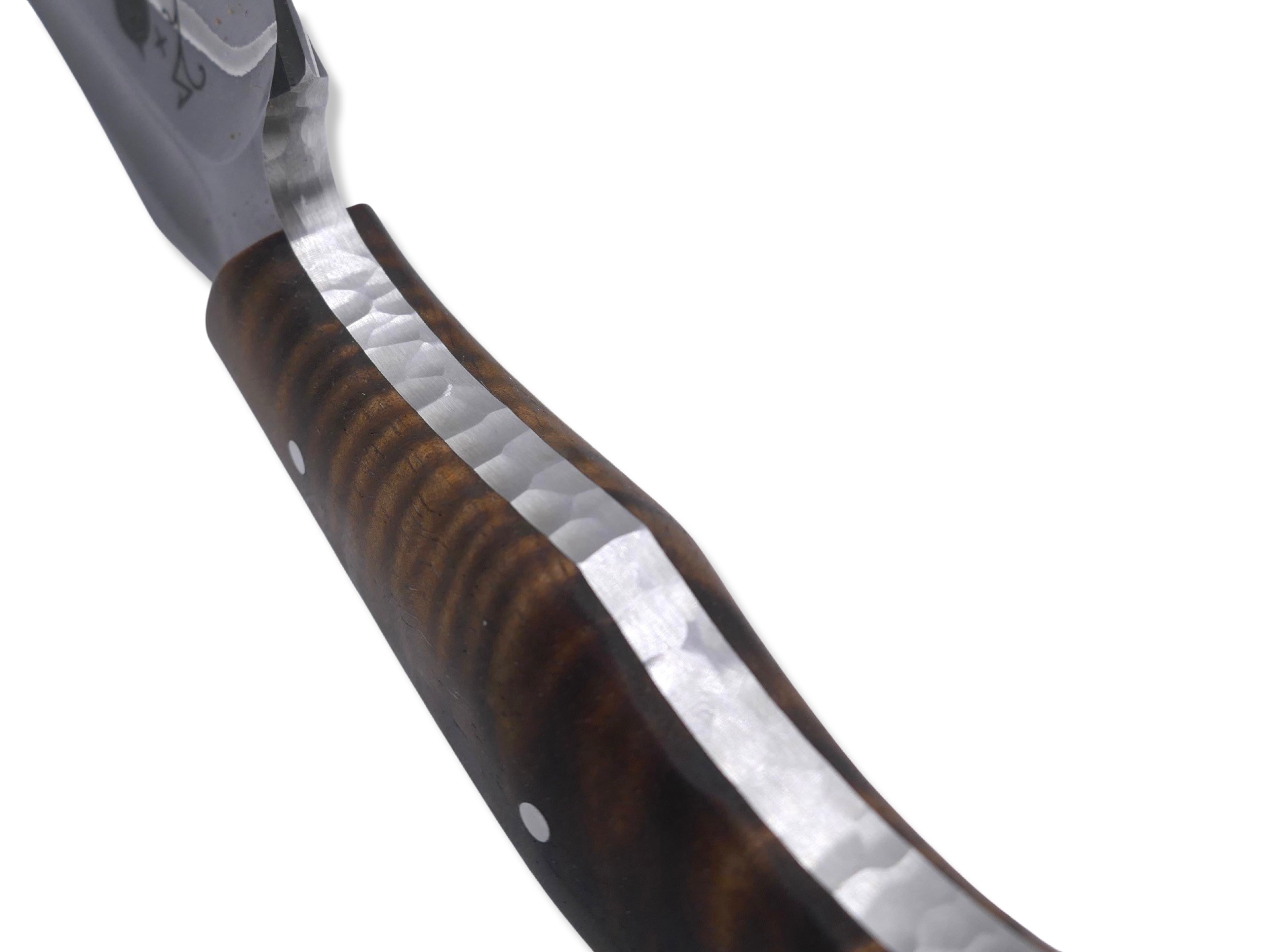 Thunder Bolt - Seth Lopez X Crimson Collab / Nitro V San Mai / Hawaiian Koa Handle / Rock Textured Spine
